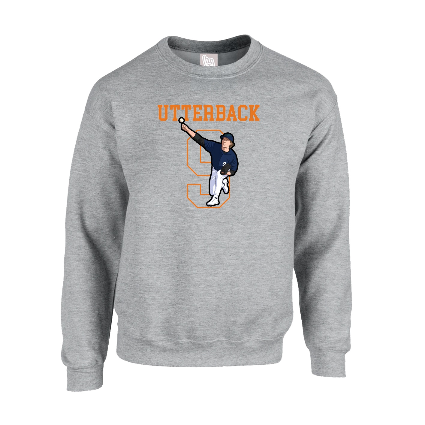 Fleece Crew — Shirsey in Grey