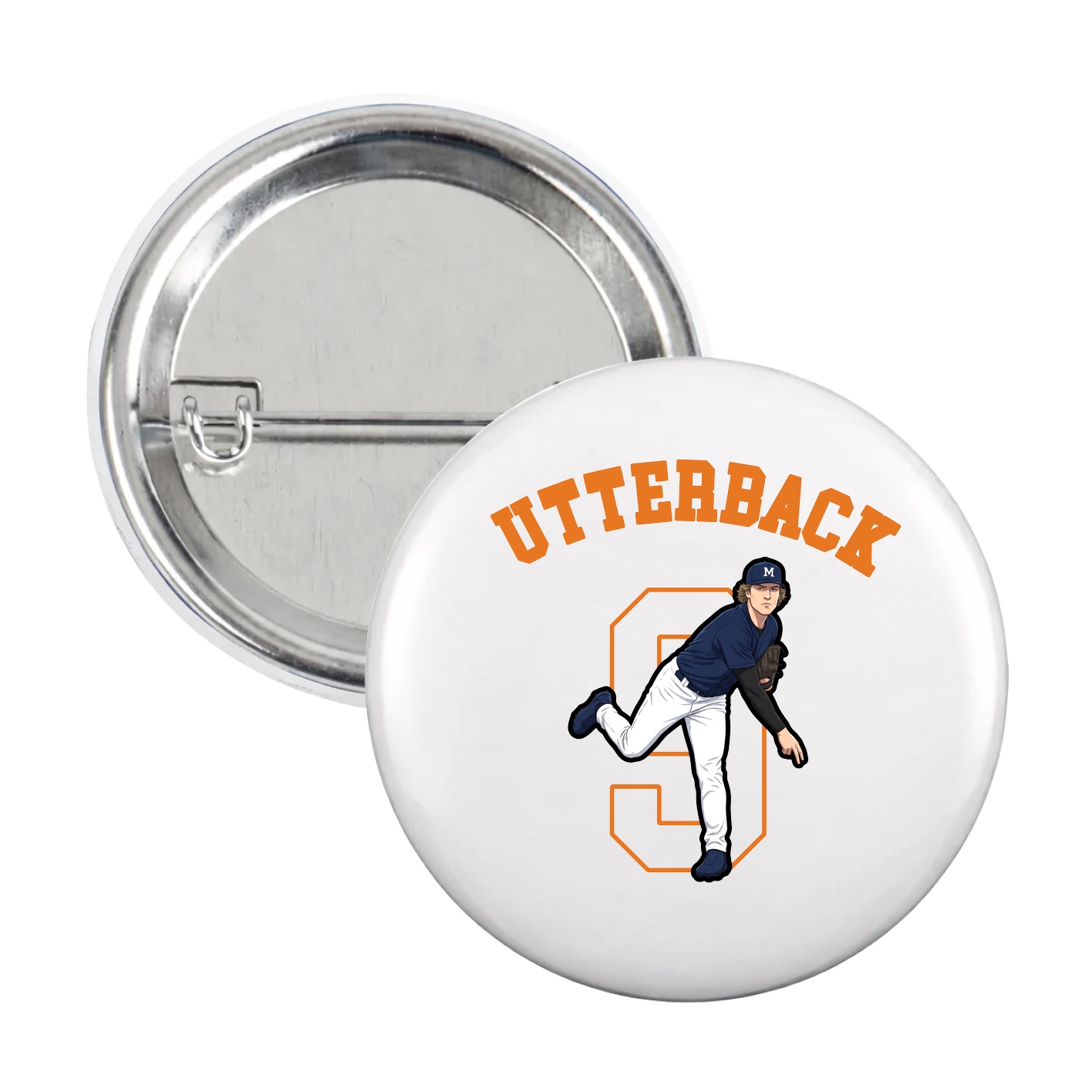 Game Day Button — Shirsey Arch in White