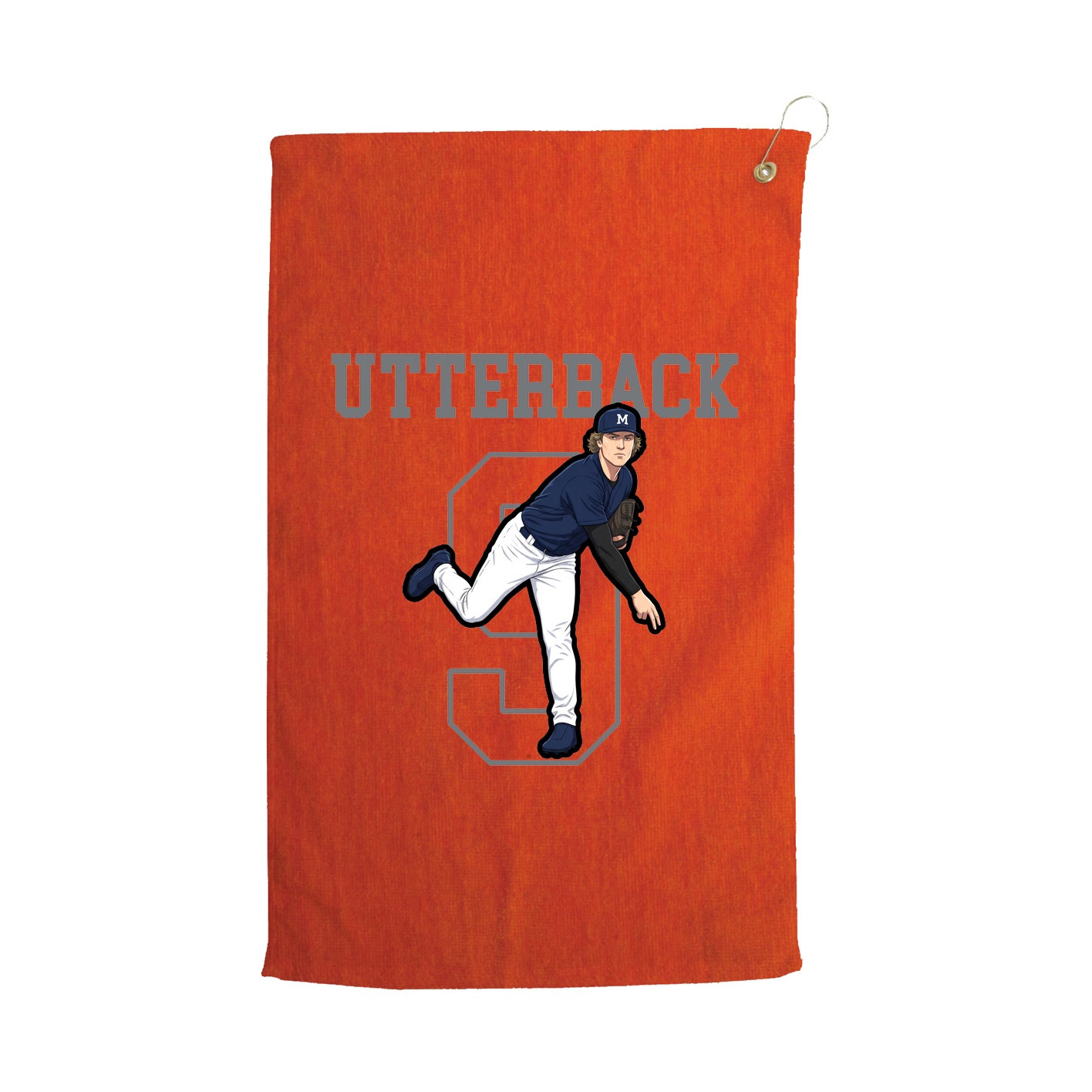 Golf Towel — Shirsey in Orange