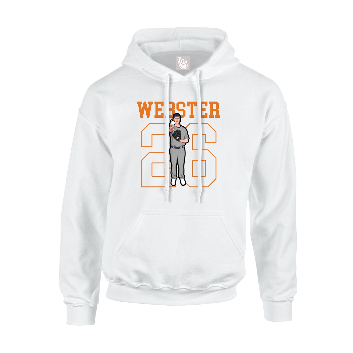 Hoodie — Shirsey in White