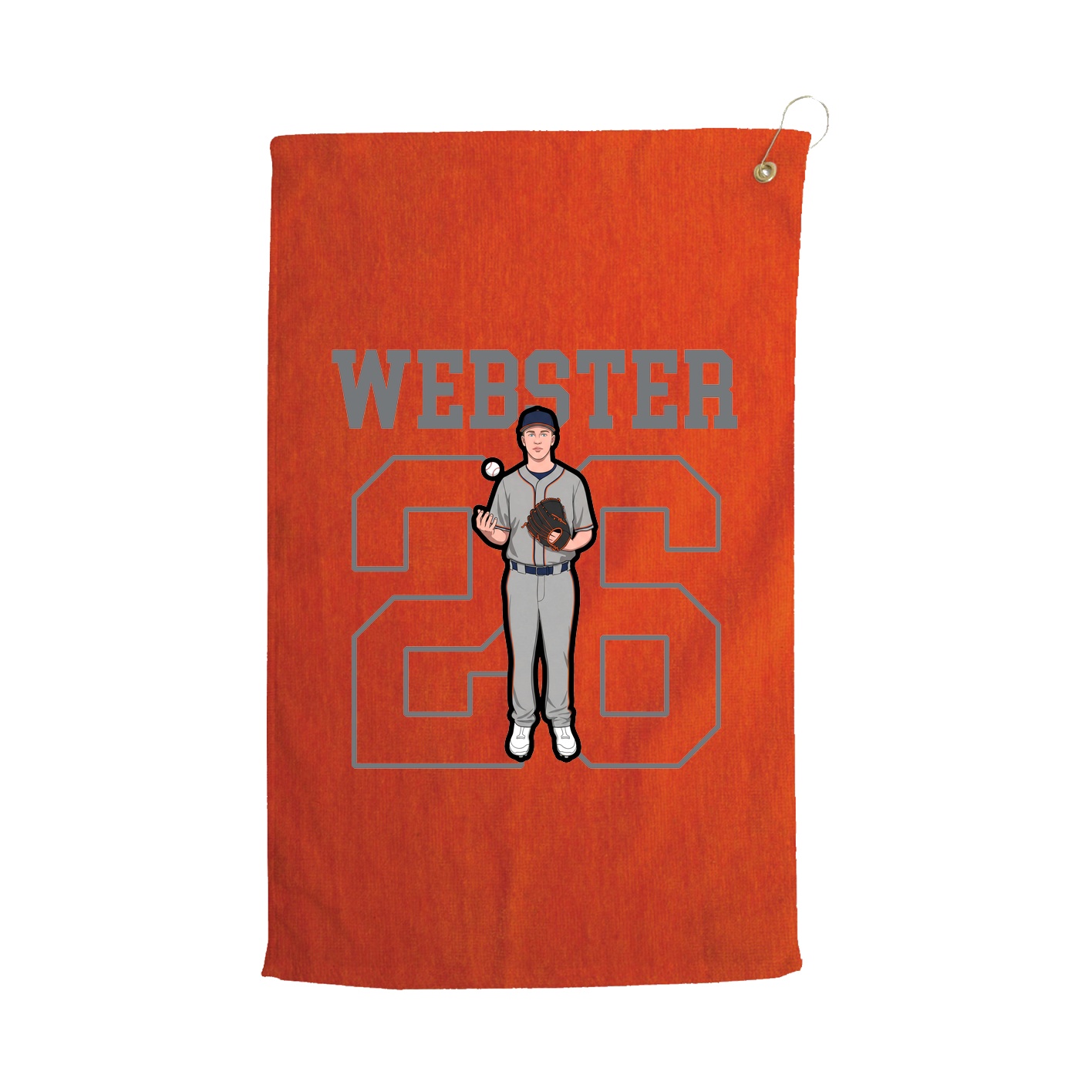 Golf Towel — Shirsey in Orange