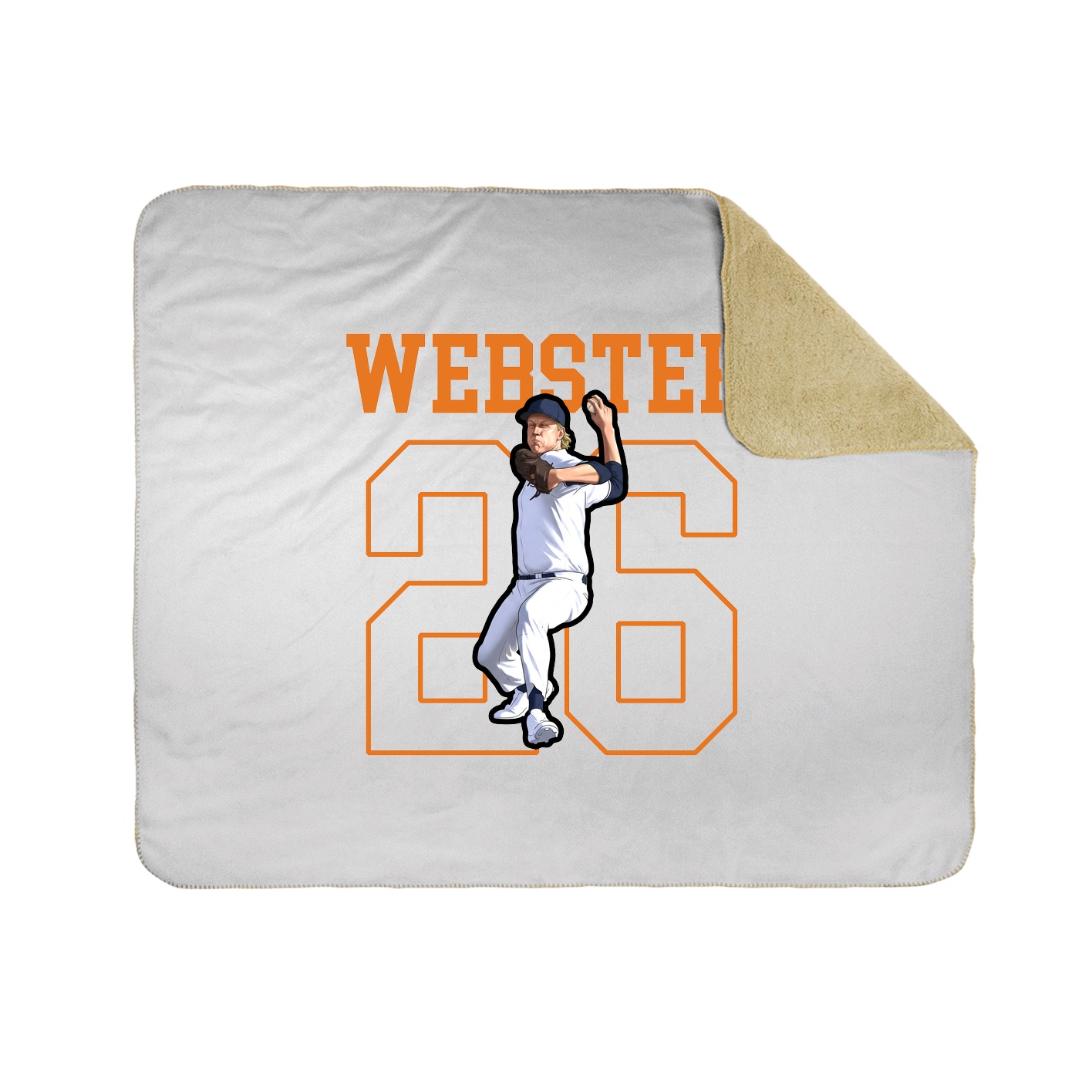 Throw Blanket — Shirsey in White