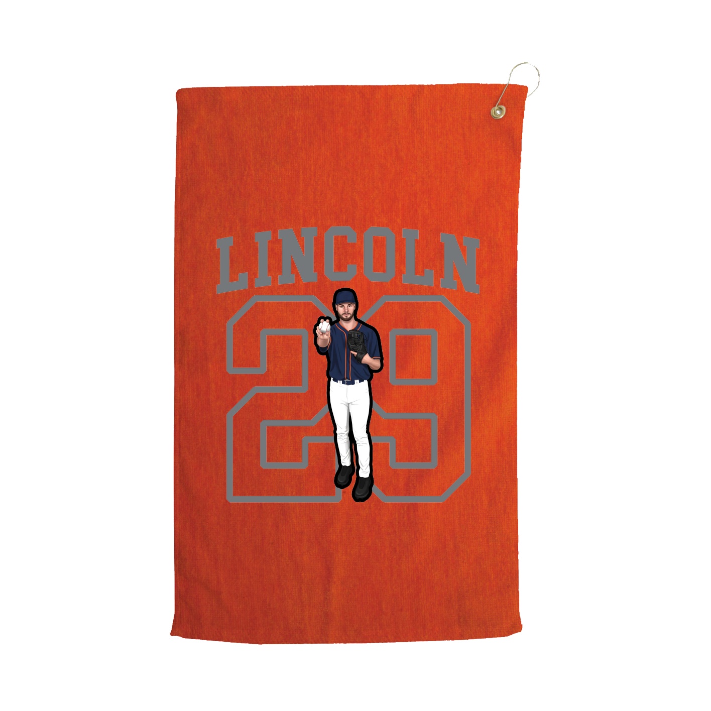Golf Towel — Shirsey in Orange