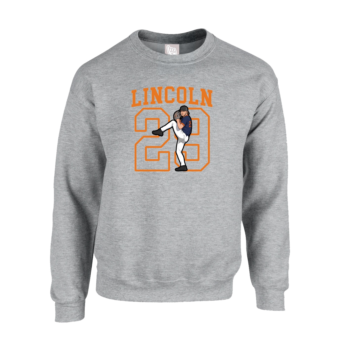 Fleece Crew — Shirsey in Grey