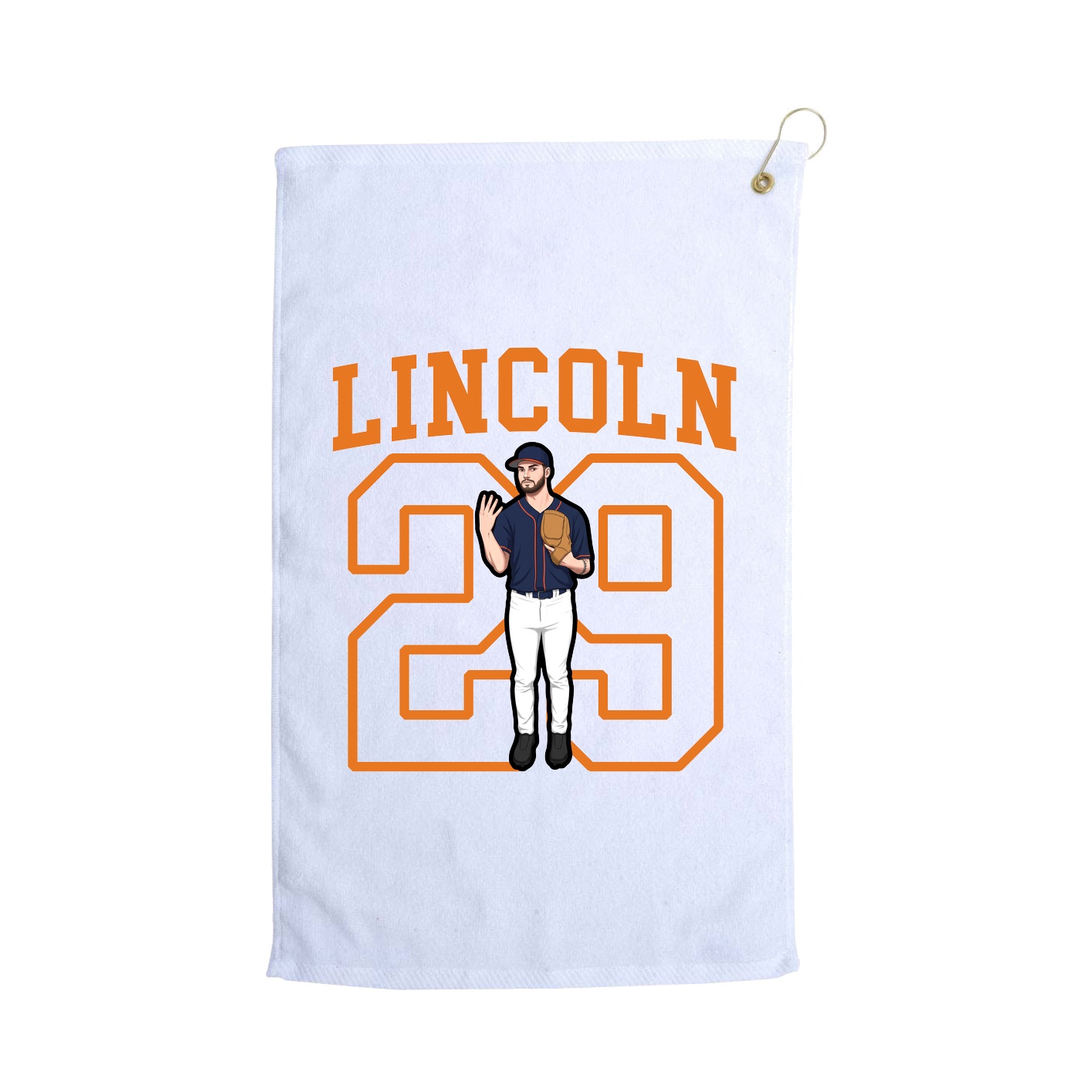 Golf Towel — Shirsey in White