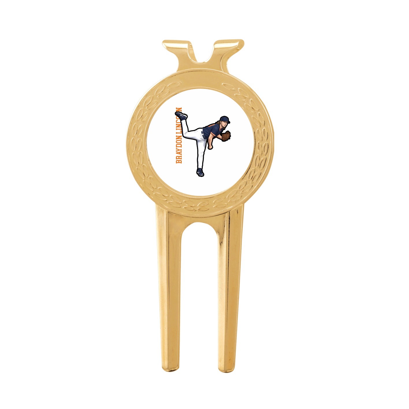 Divot Tool with Ball Marker — Name Vertical in Classic