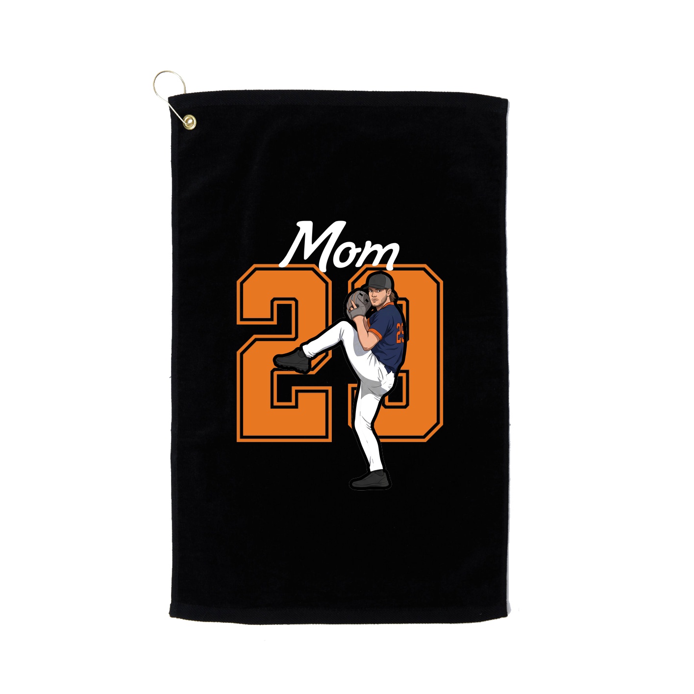 Golf Towel — Mothers Day Shirsey in Black
