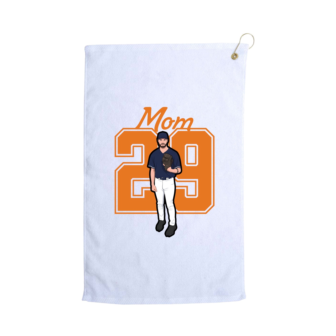 Golf Towel — Mothers Day Shirsey in White