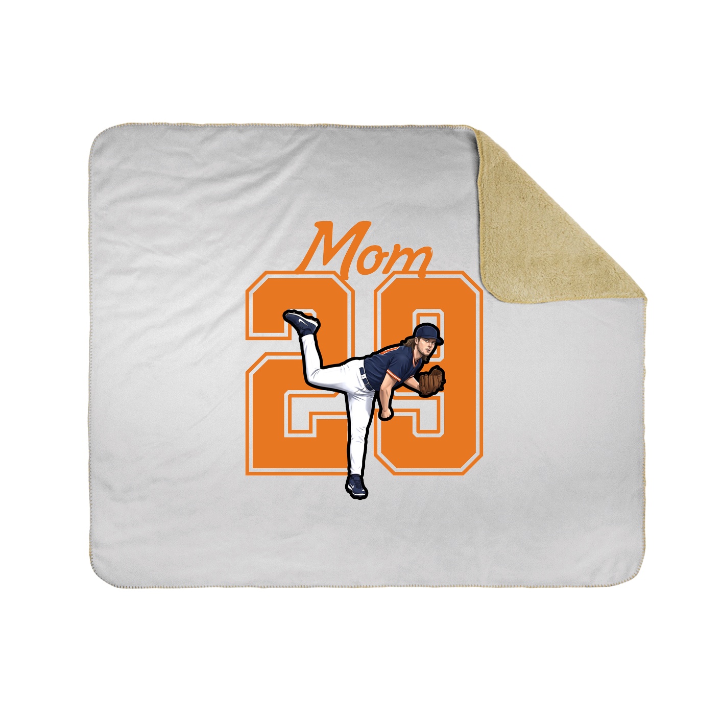 Throw Blanket — Mothers Day Shirsey in White