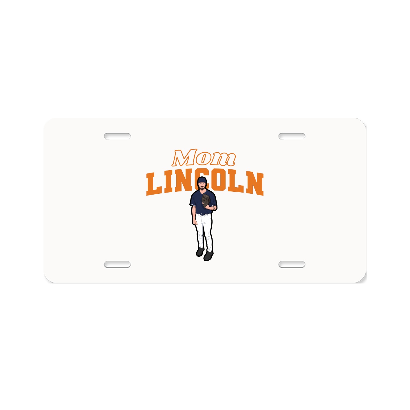 License Plate — Mothers Day Block in Classic