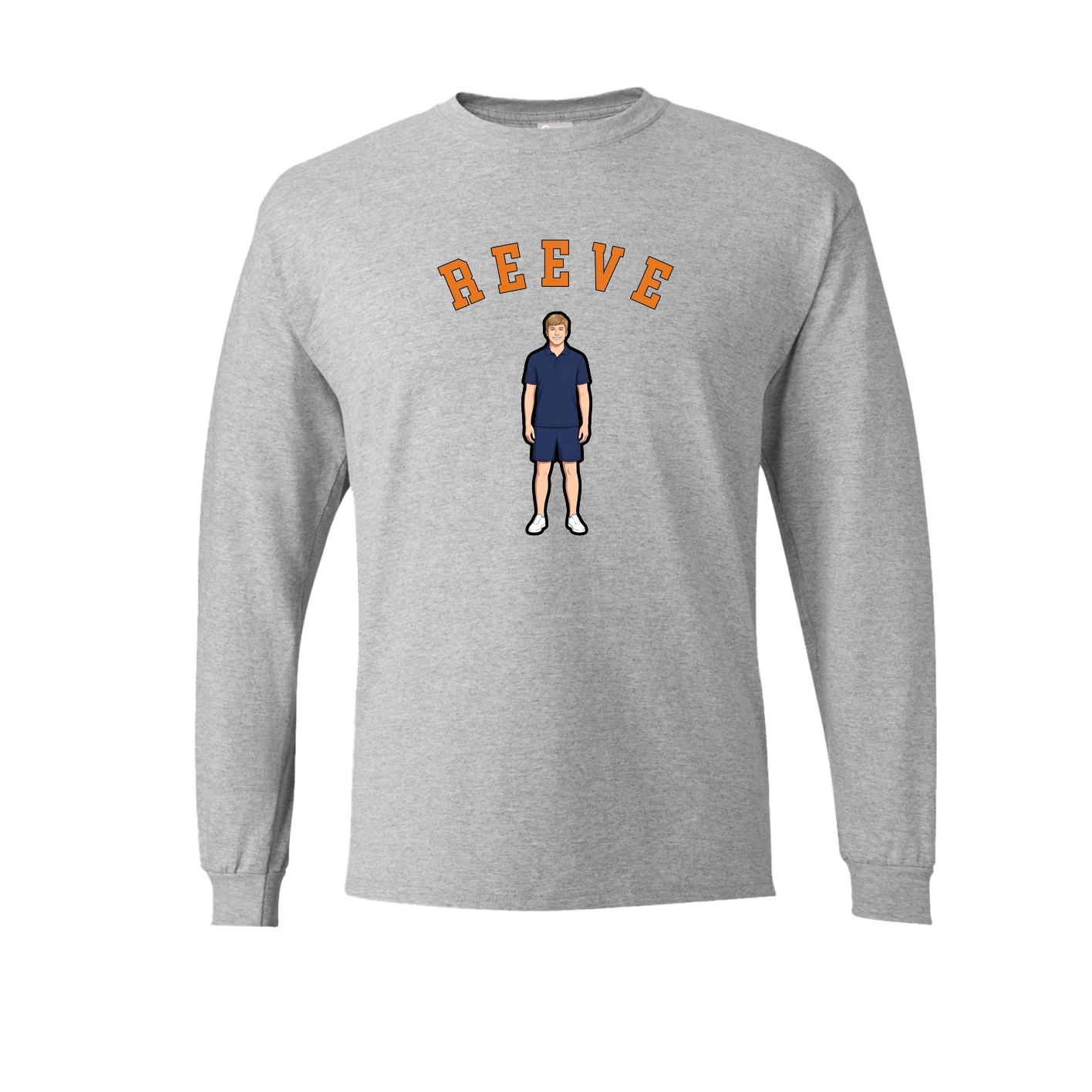 Long Sleeve Tee — Shirsey Arch in Grey