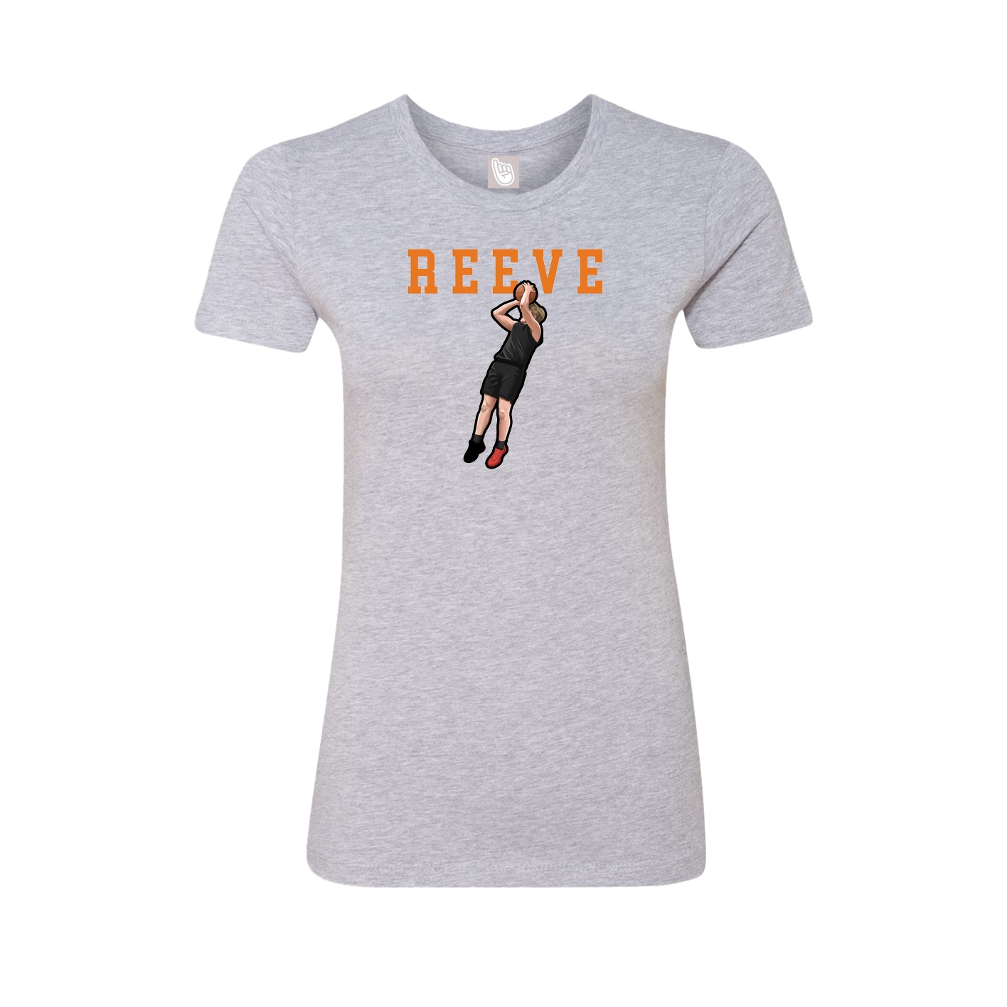 Fitted Women's Tee — Shirsey in Grey
