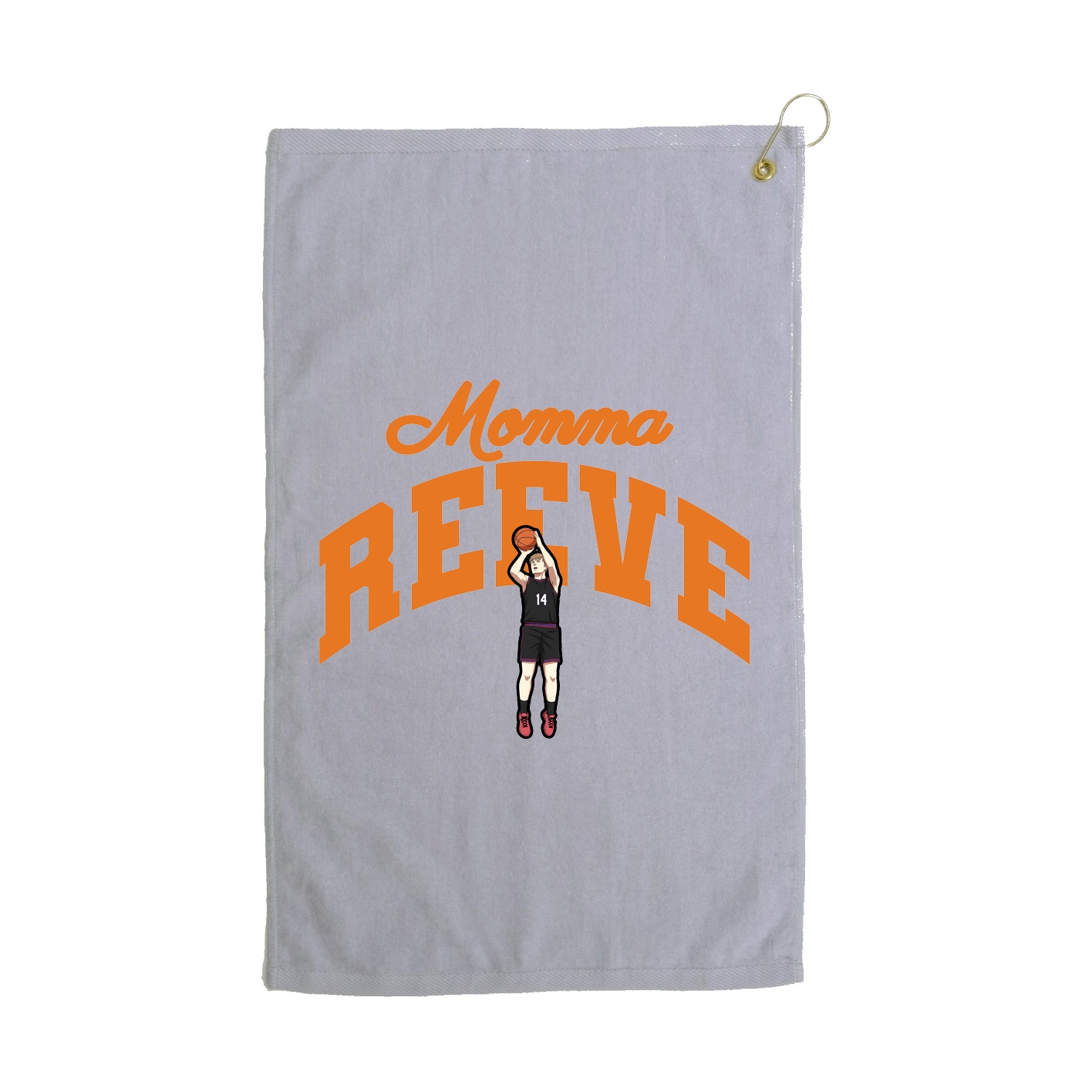Golf Towel — Mothers Day Arch in Grey