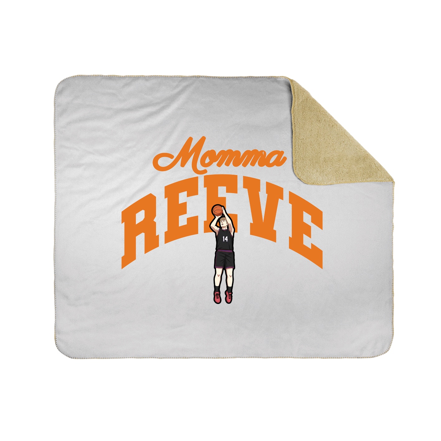 Throw Blanket — Mothers Day Arch in White