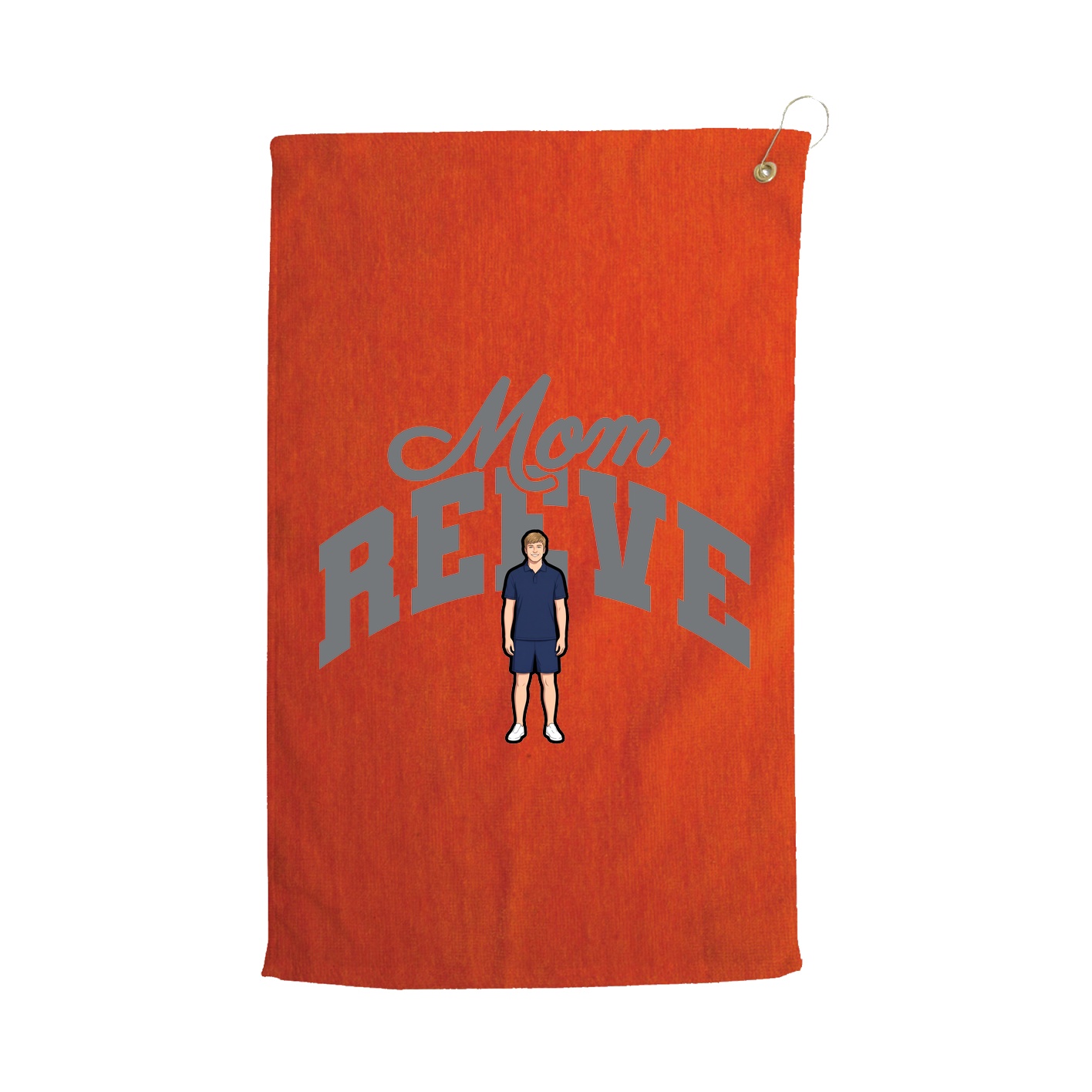 Golf Towel — Mothers Day Arch in Orange