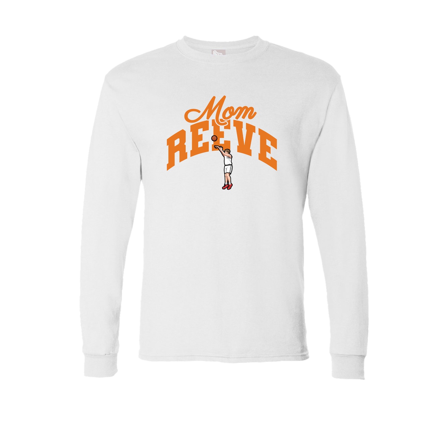 Long Sleeve Tee — Mothers Day Arch in White