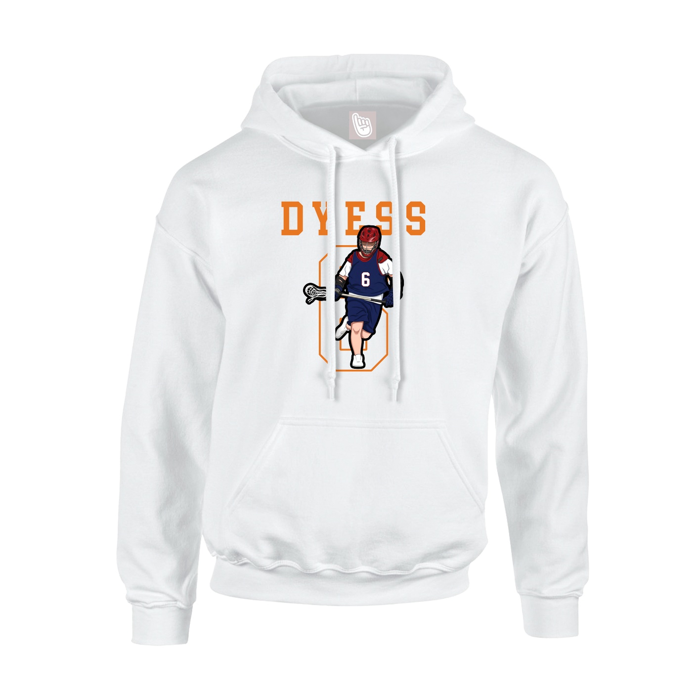 Hoodie — Shirsey in White