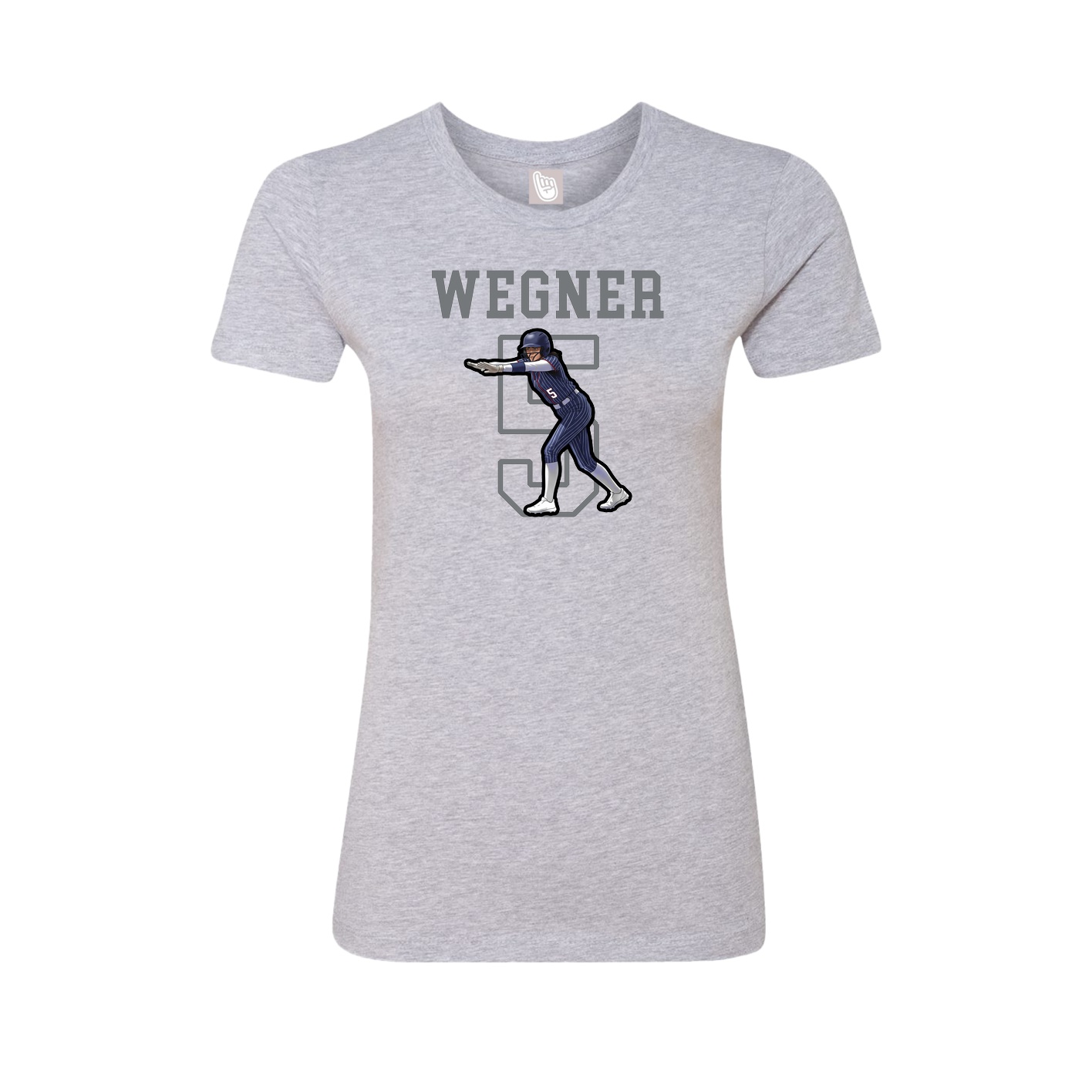 Fitted Women's Tee — Shirsey in Grey
