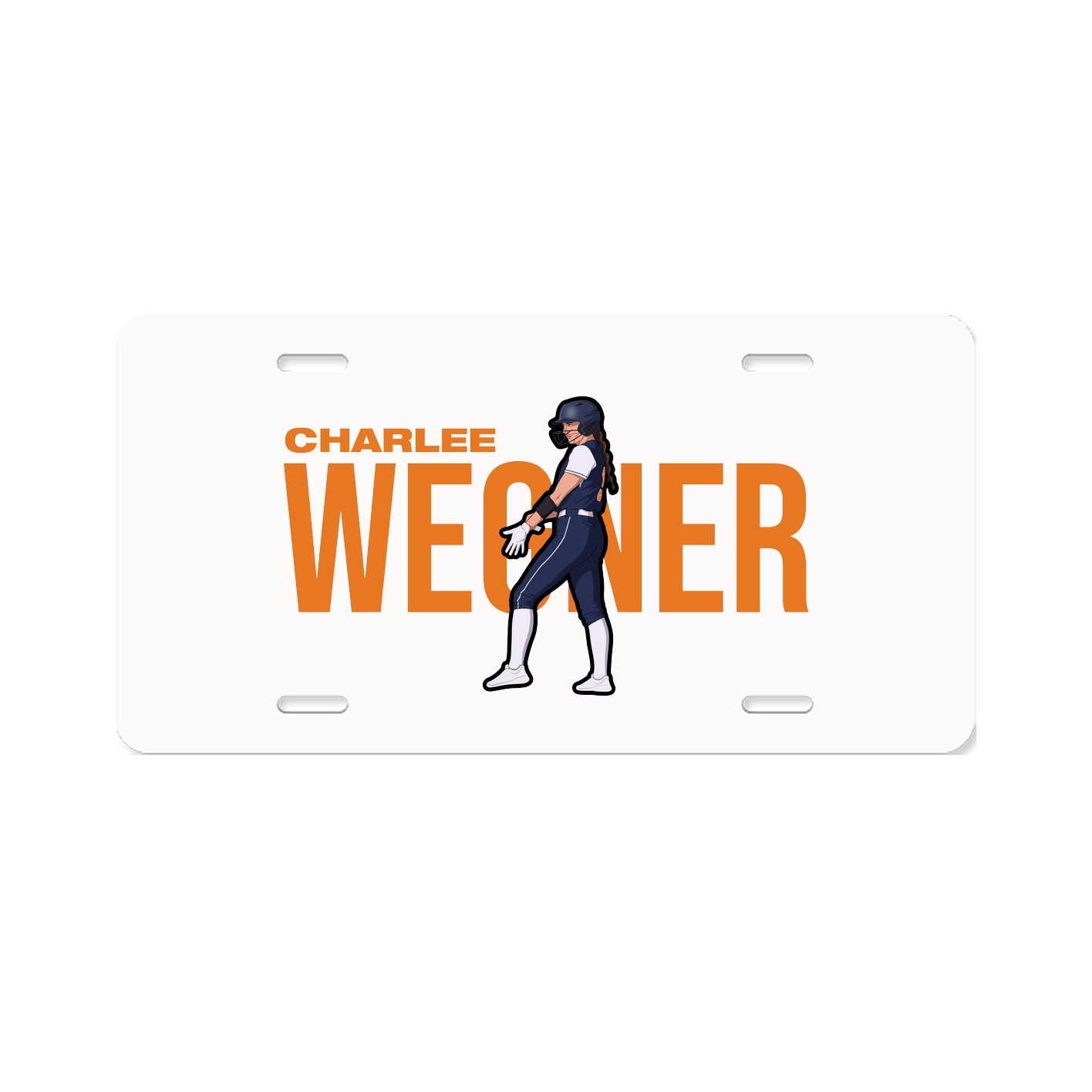 License Plate — Player Name in Classic