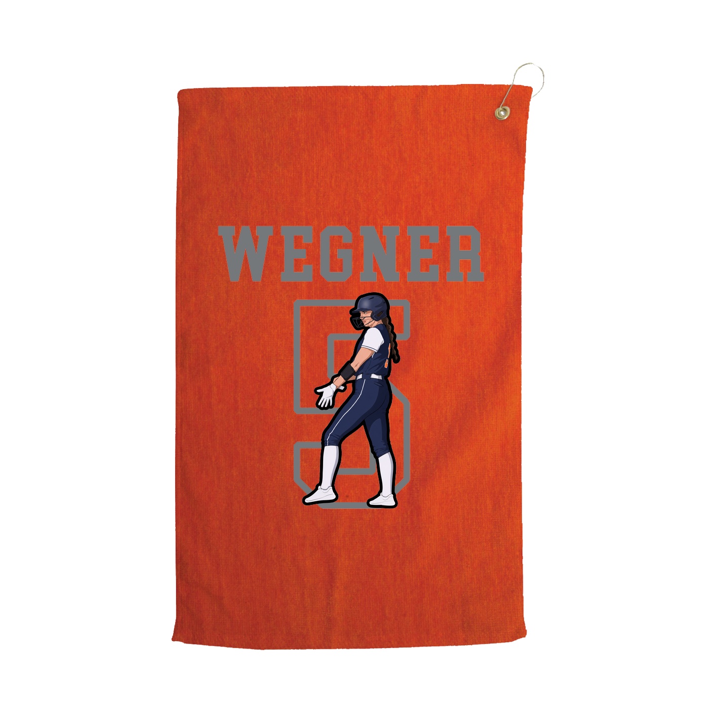 Golf Towel — Shirsey in Orange