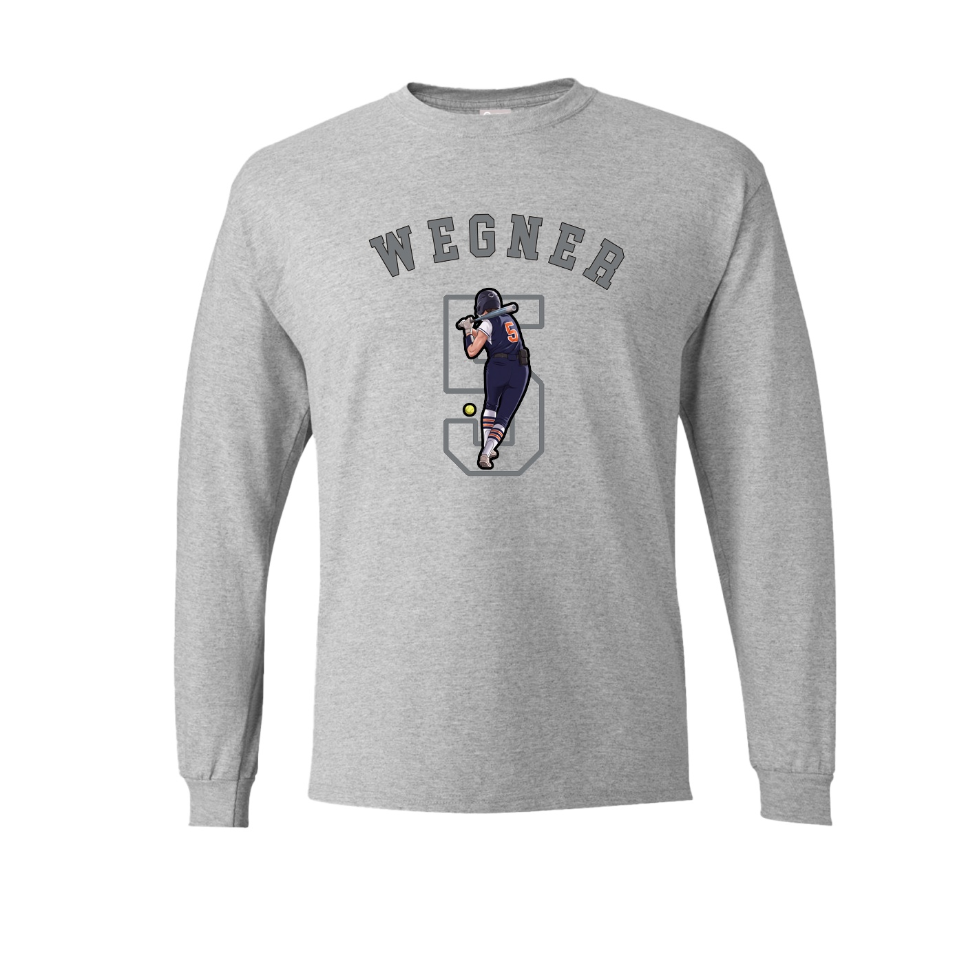 Long Sleeve Tee — Shirsey Arch in Grey