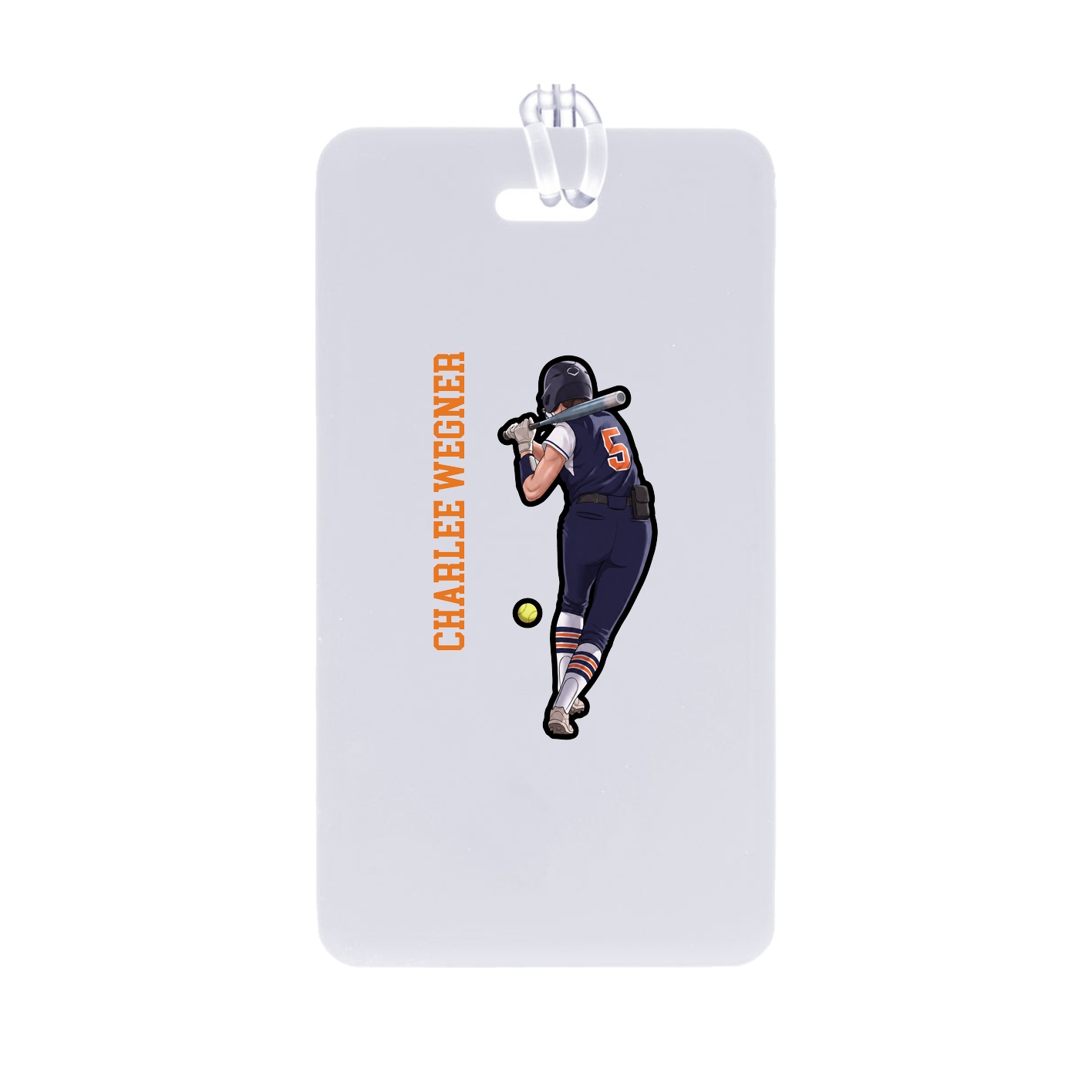Bag Tag — Name Vertical in Classic