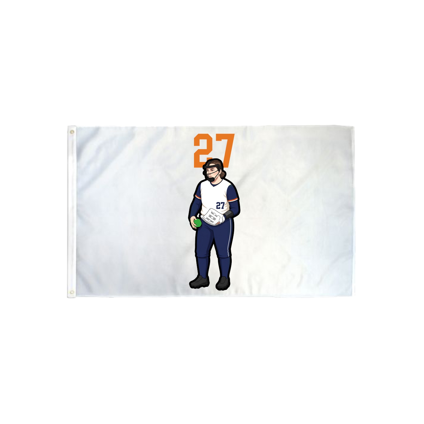 3x5 Flag — Number Top in Classic