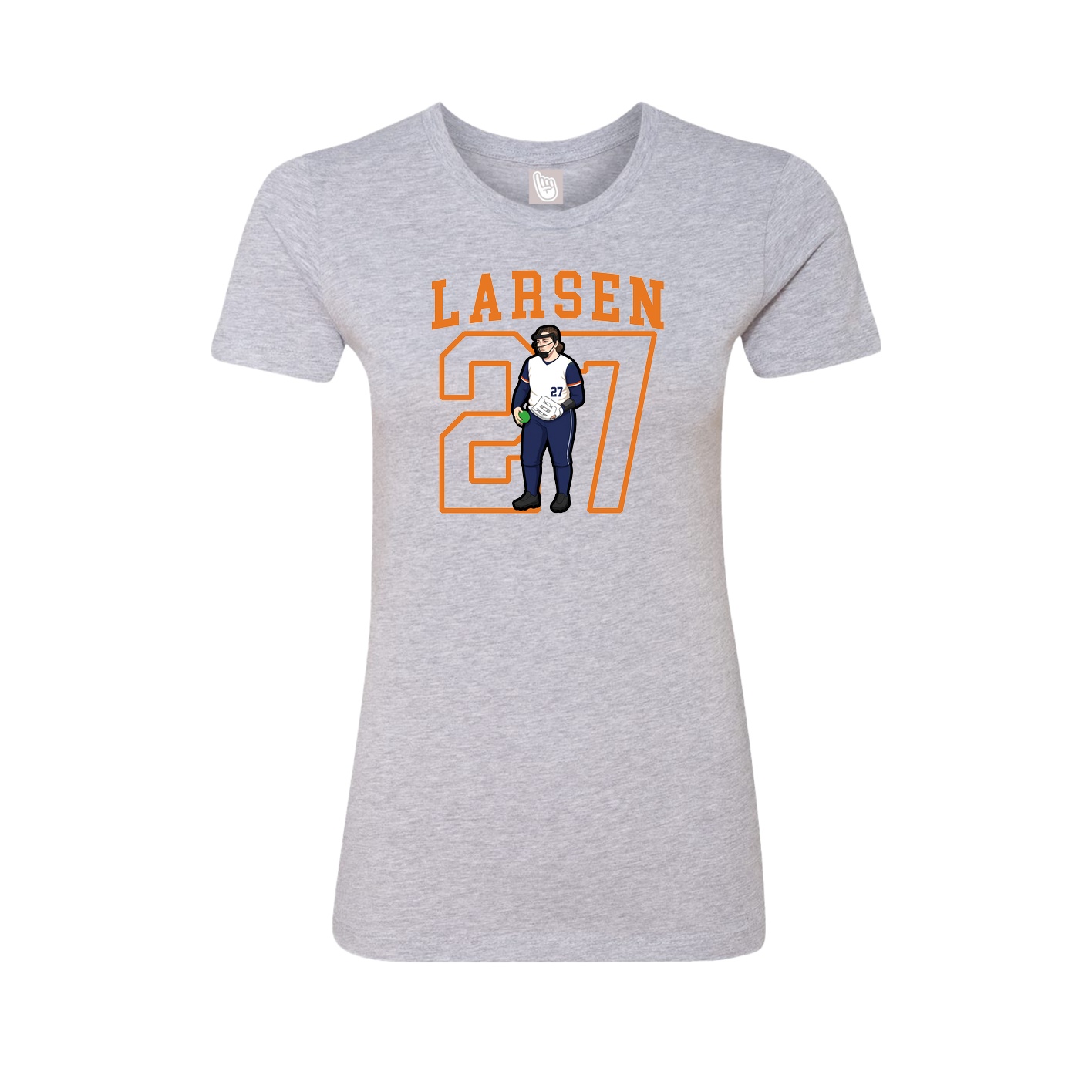 Fitted Women's Tee — Shirsey in Grey