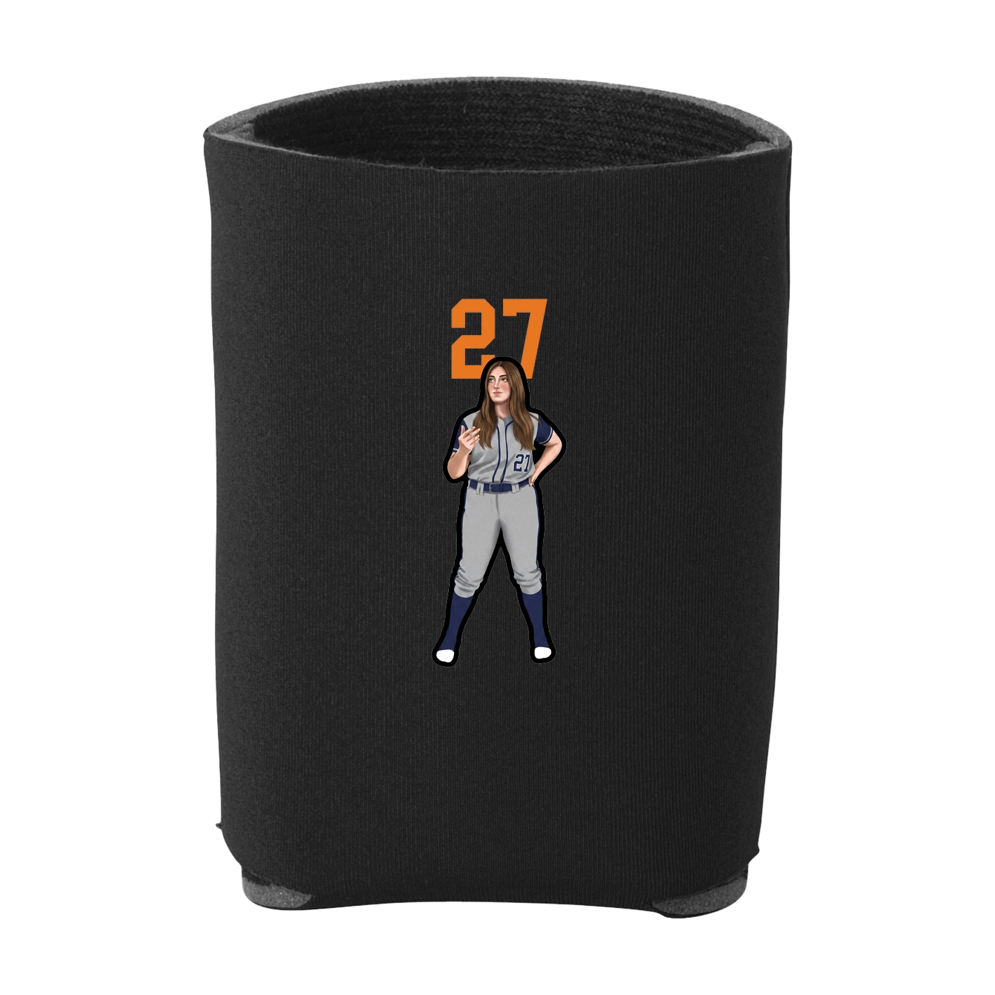 Can Holder — Number Top in Black
