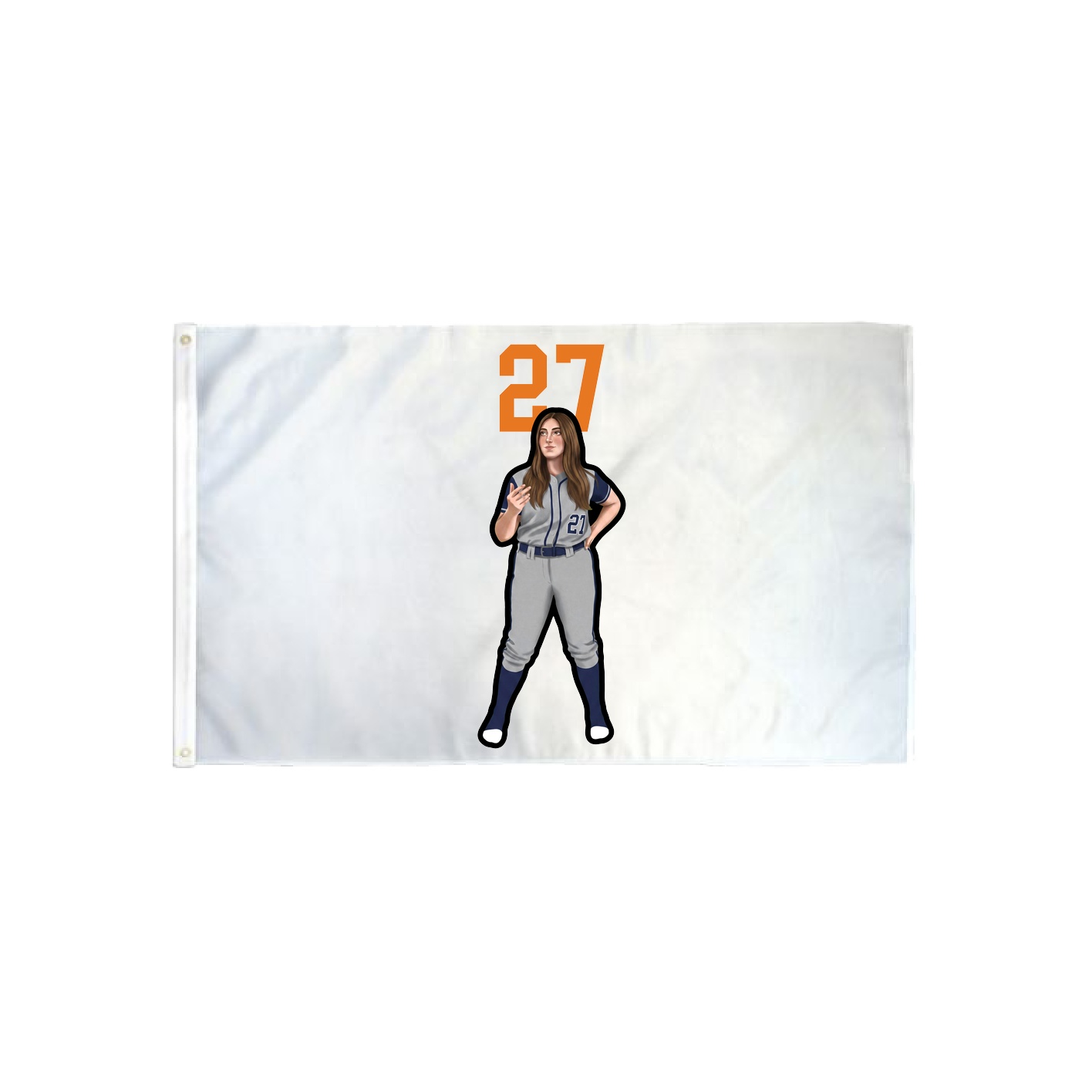 3x5 Flag — Number Top in Classic