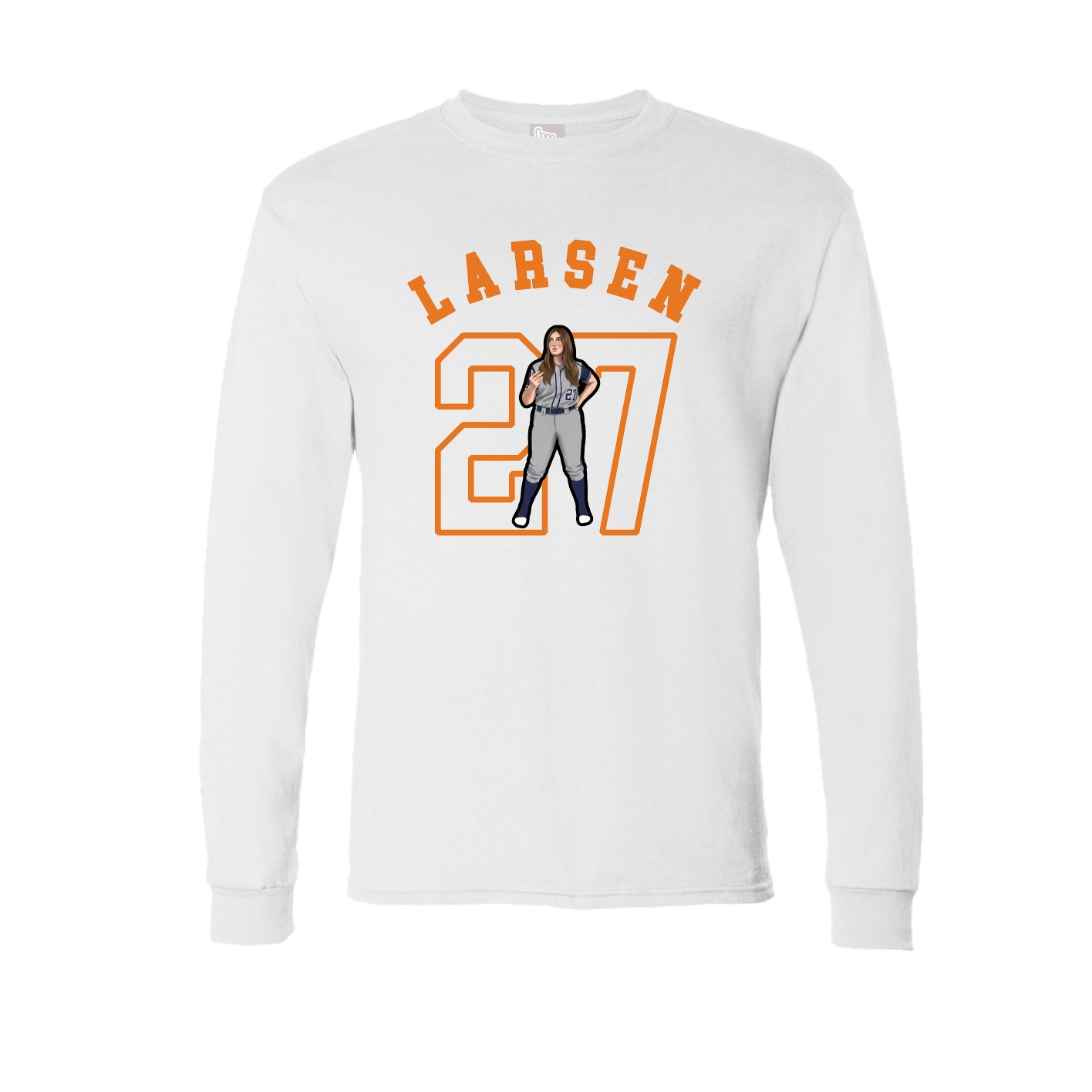 Long Sleeve Tee — Shirsey Arch in White