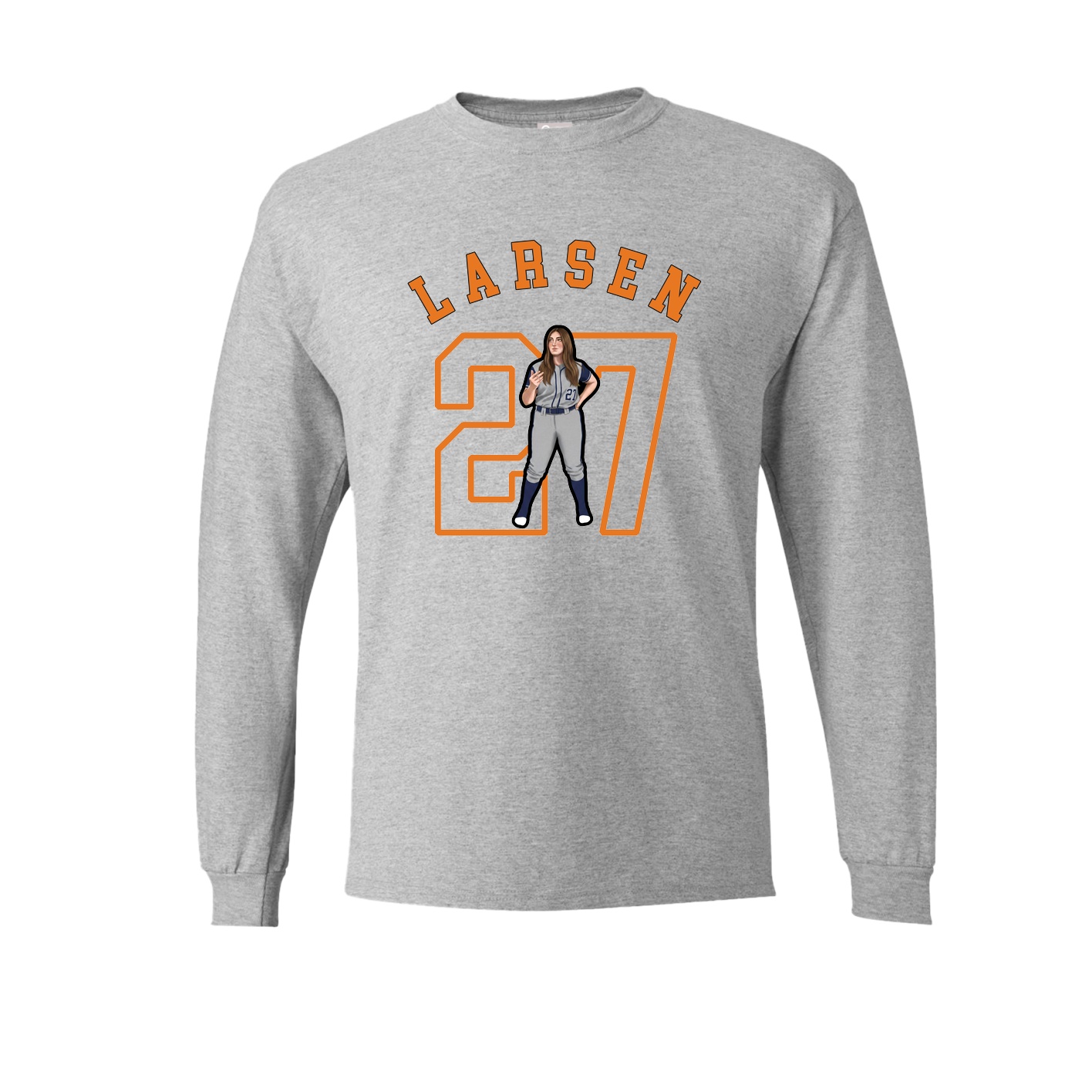 Long Sleeve Tee — Shirsey Arch in Grey