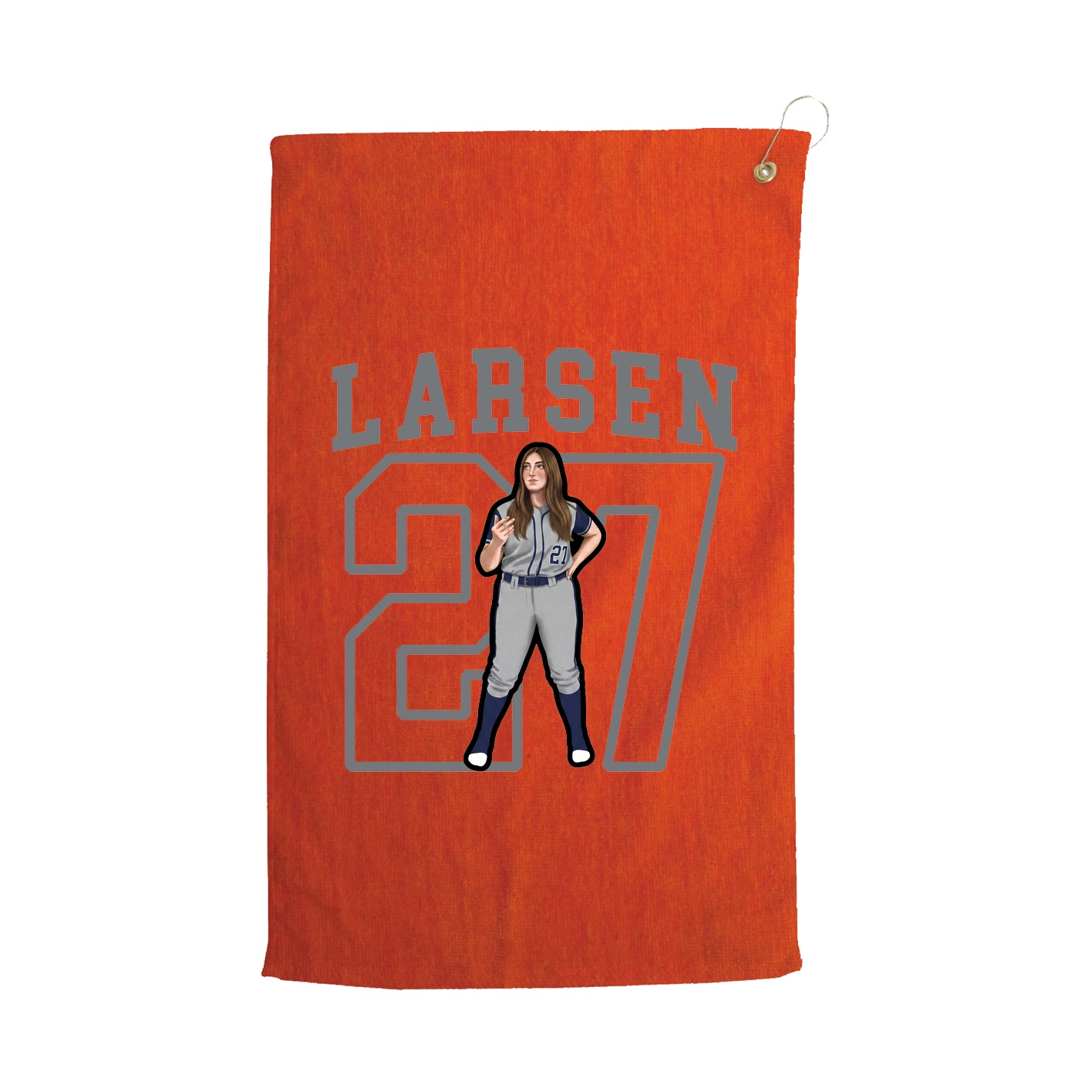 Golf Towel — Shirsey in Orange