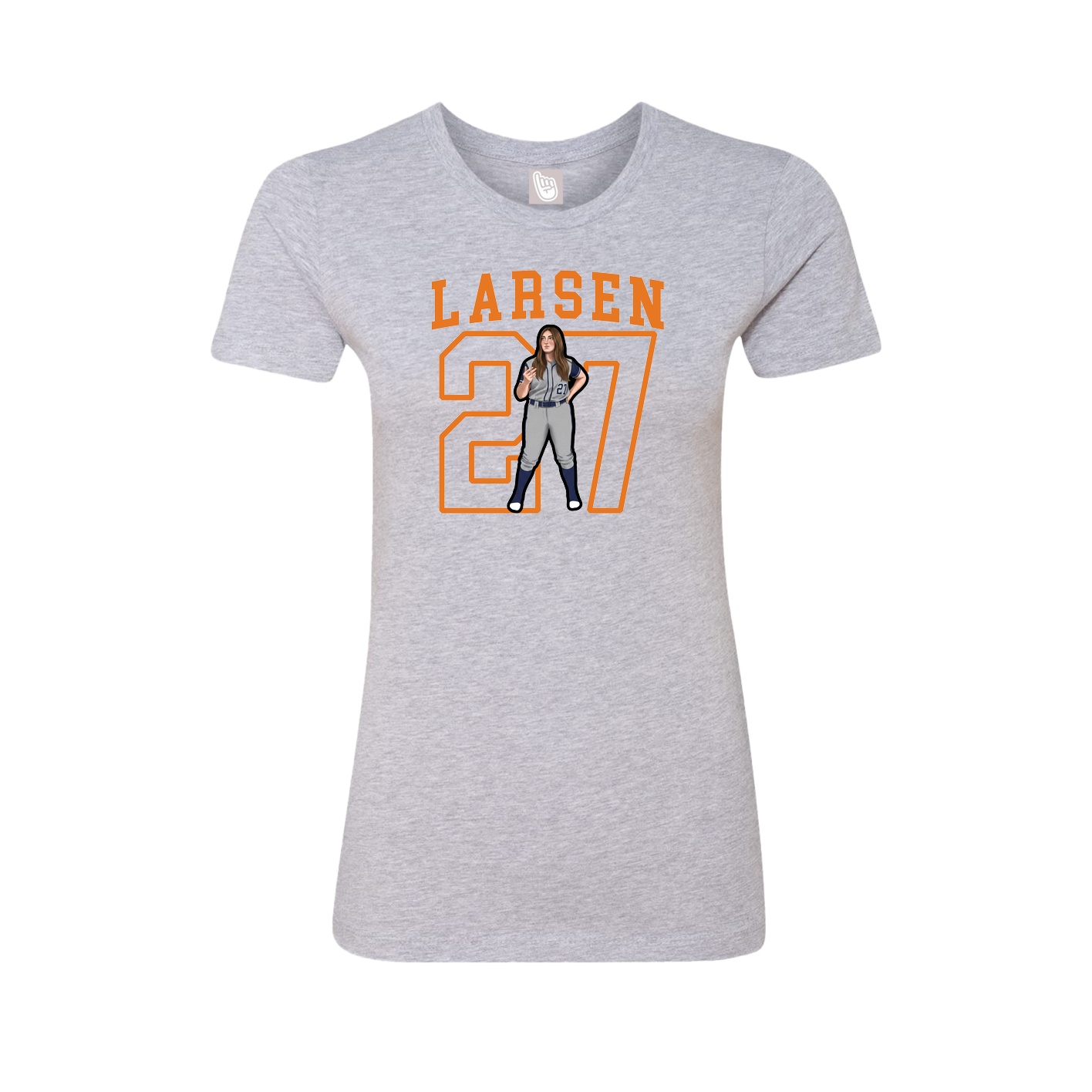 Fitted Women's Tee — Shirsey in Grey