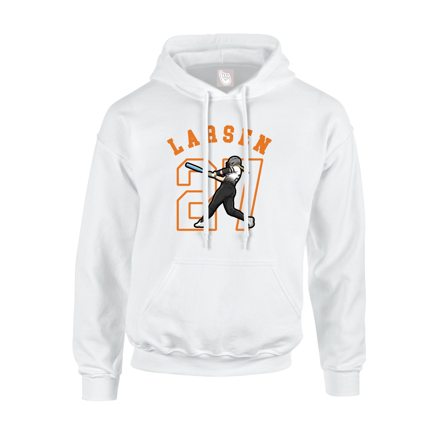Hoodie — Shirsey Arch in White
