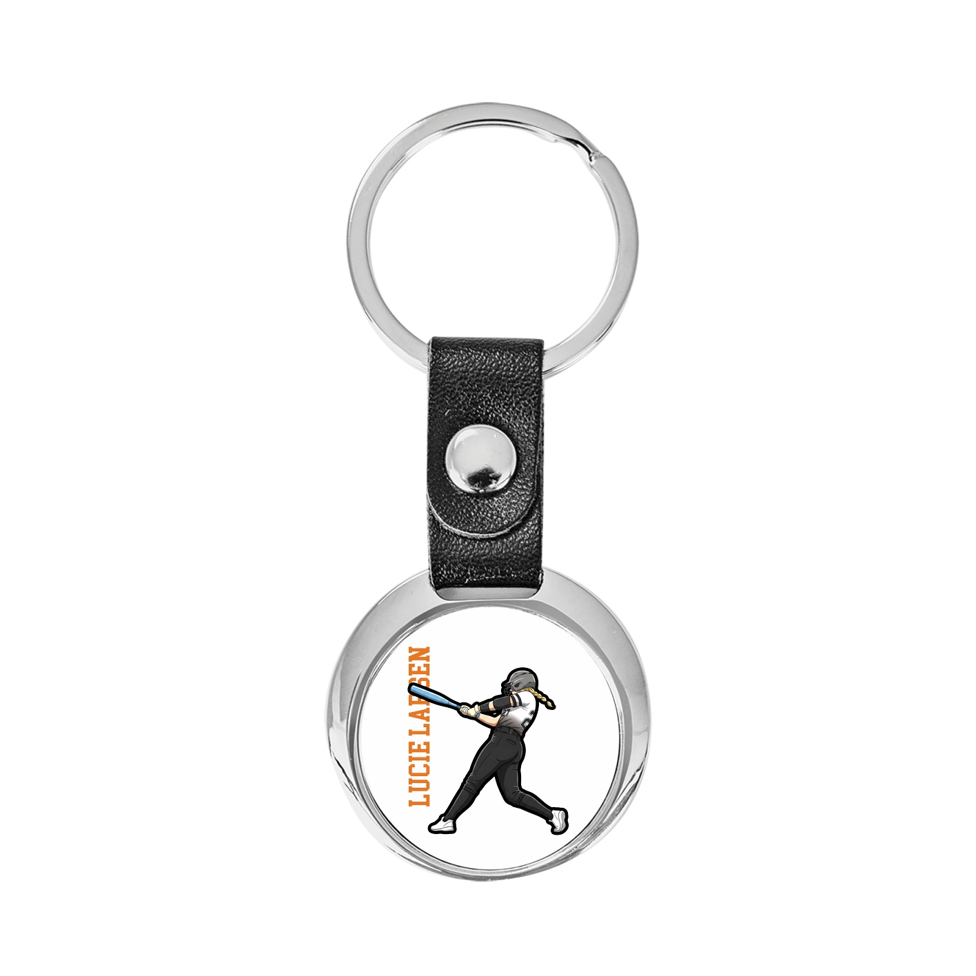 Key Chain — Name Vertical in Classic