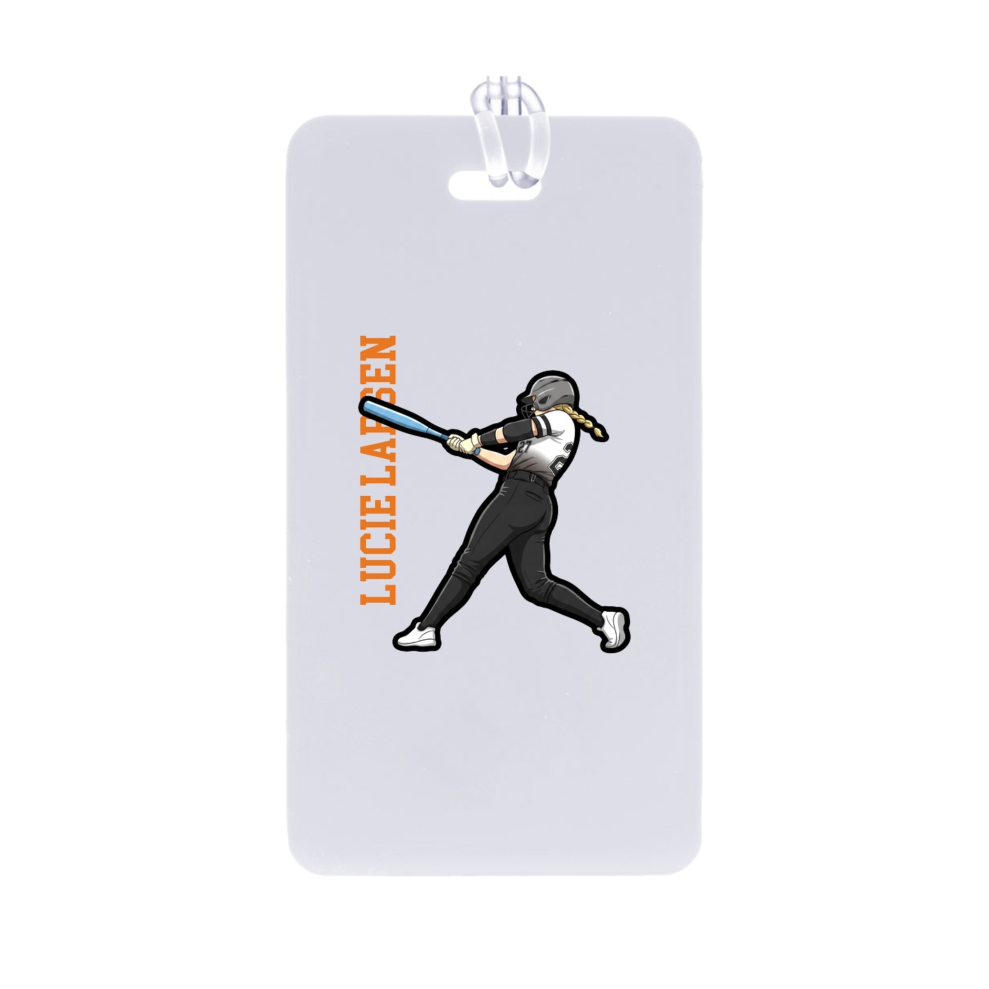Bag Tag — Name Vertical in Classic