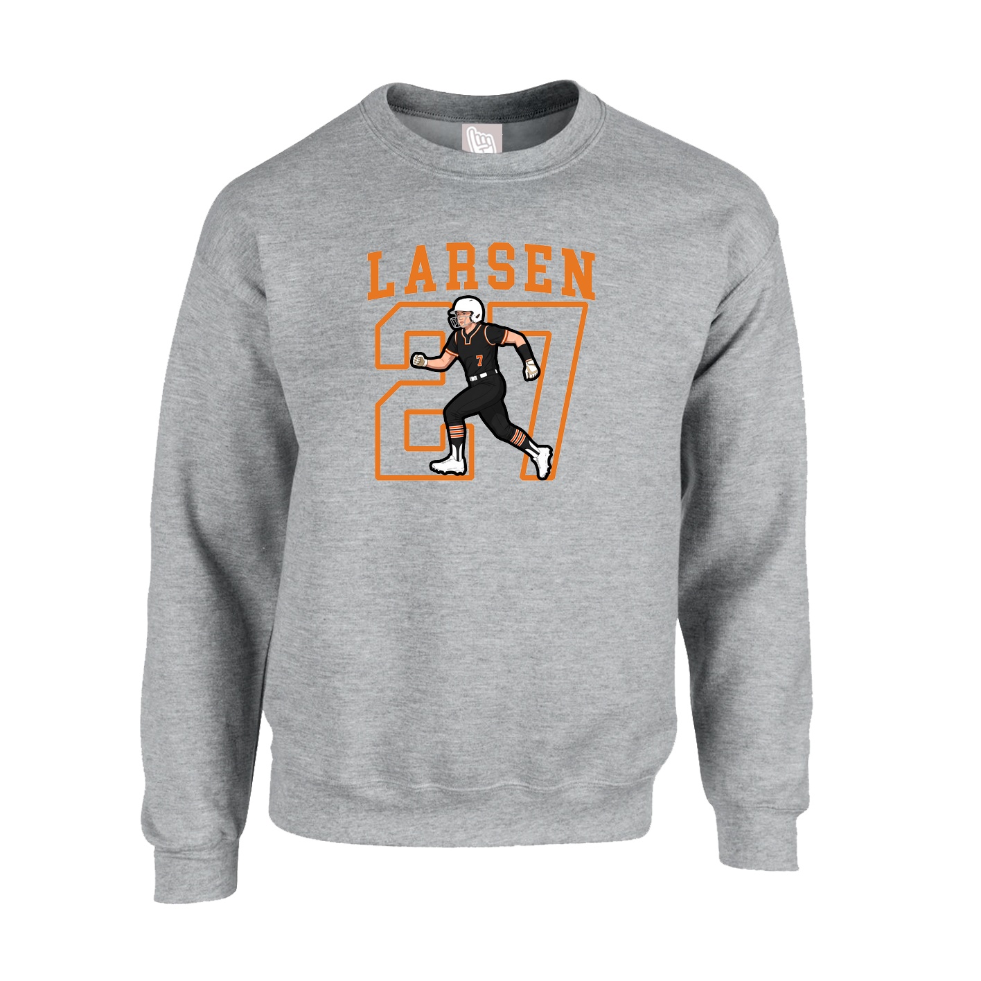 Fleece Crew — Shirsey in Grey