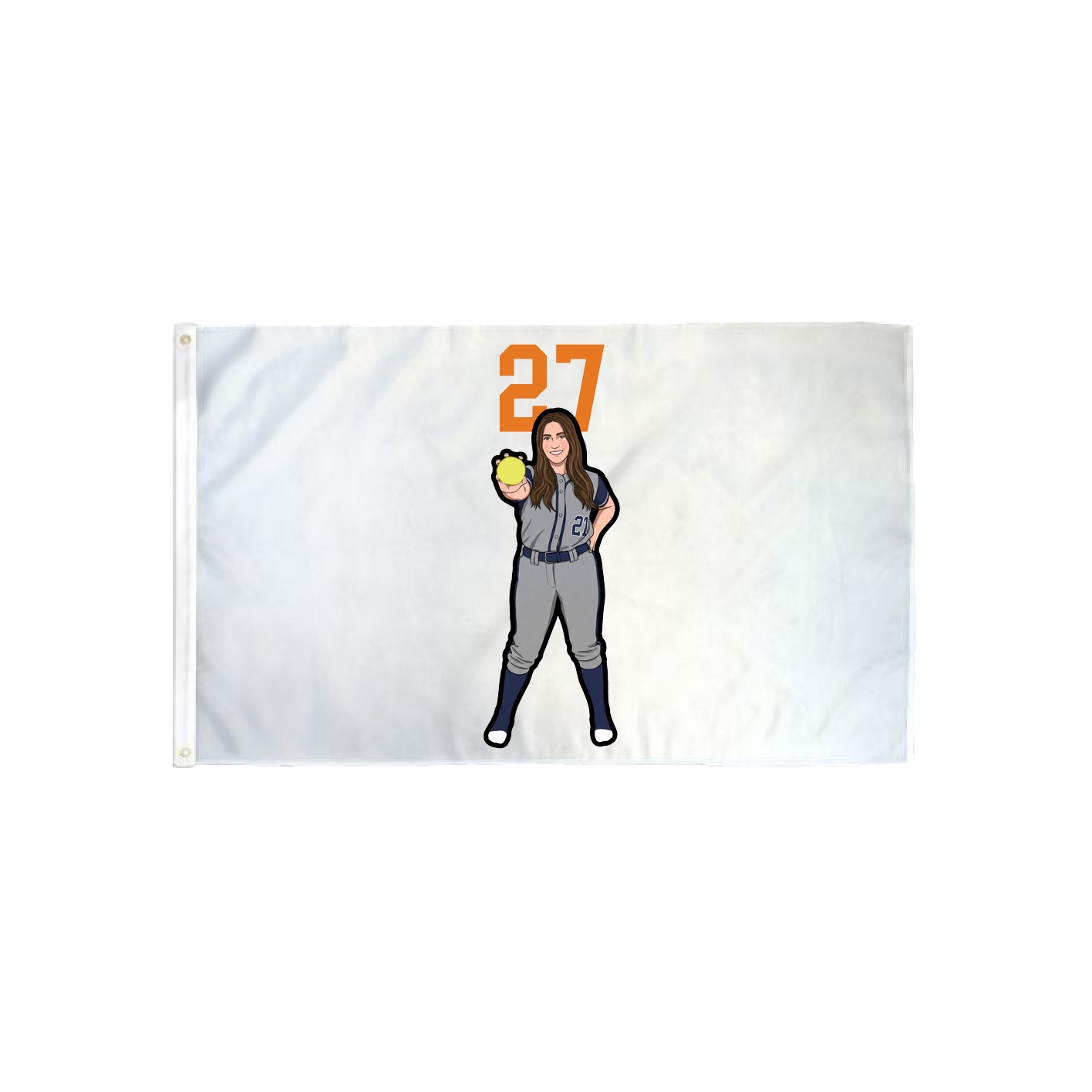 3x5 Flag — Number Top in Classic
