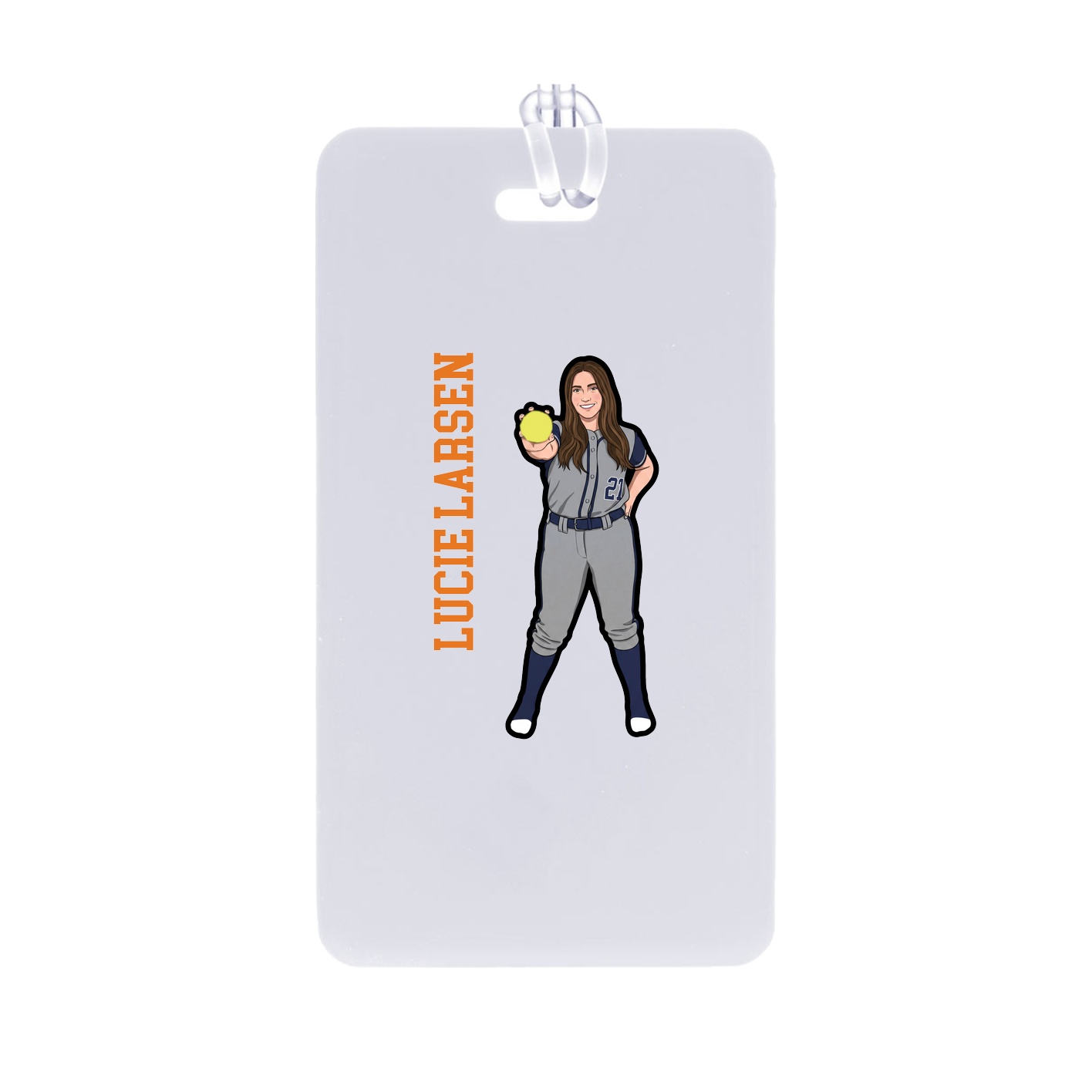 Bag Tag — Name Vertical in Classic