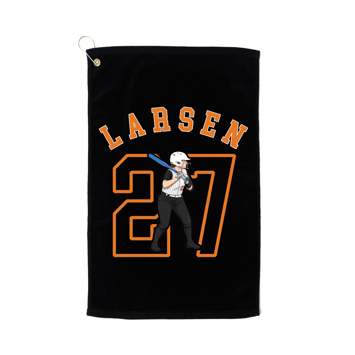 Golf Towel — Shirsey Arch in Black