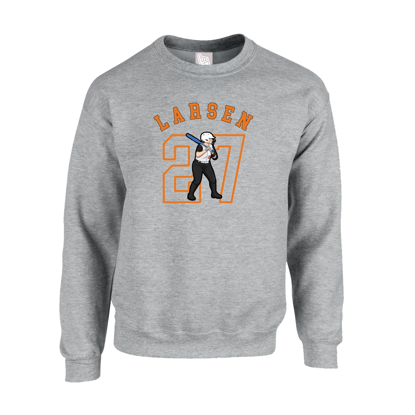 Fleece Crew — Shirsey Arch in Grey