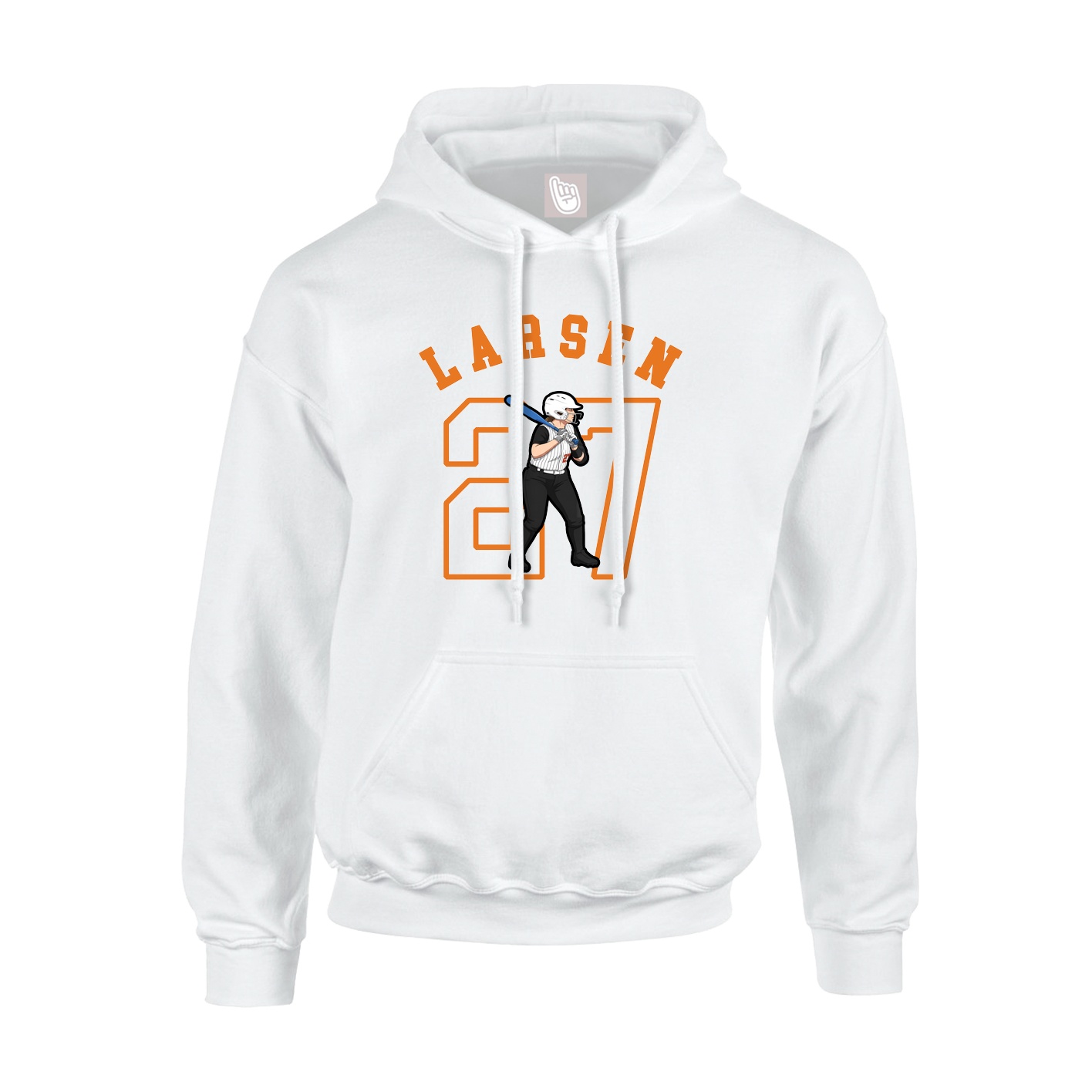 Youth Hoodie — Shirsey Arch in White