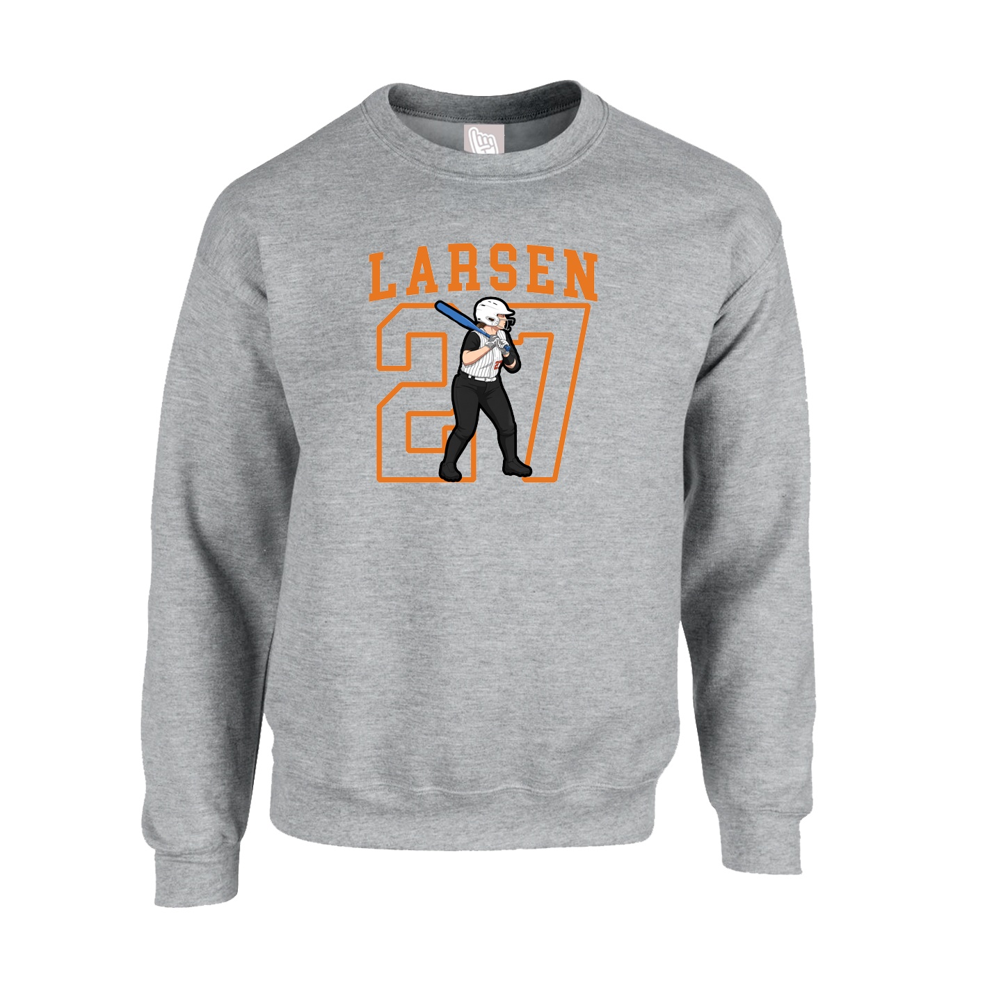 Fleece Crew — Shirsey in Grey