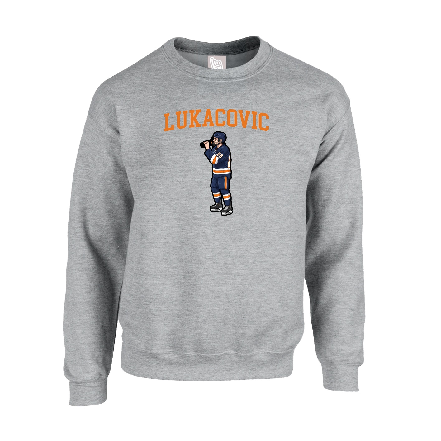 Fleece Crew — Shirsey in Grey
