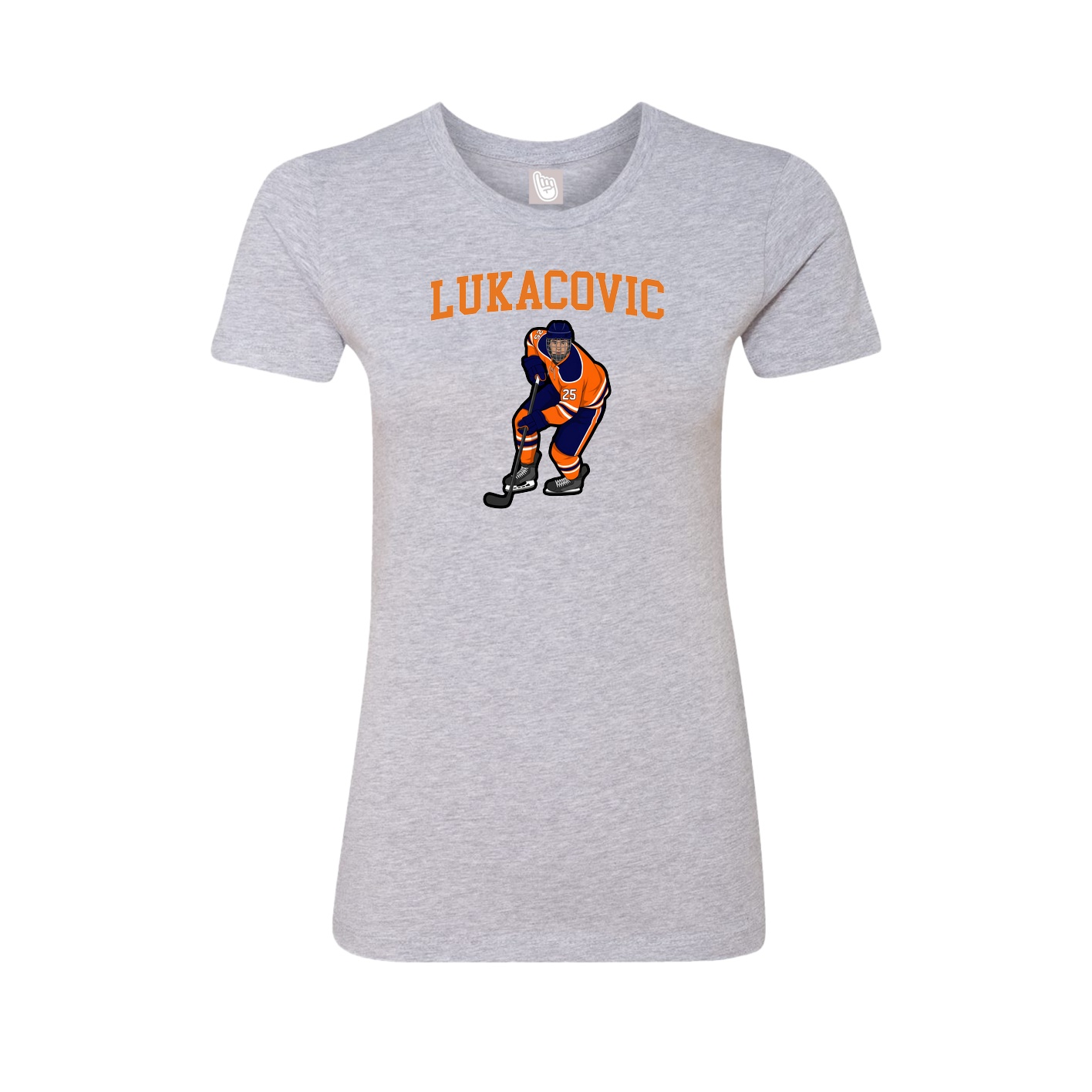 Fitted Women's Tee — Shirsey in Grey