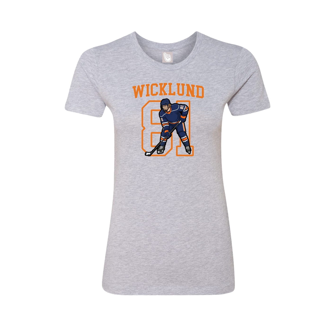 Fitted Women's Tee — Shirsey in Grey
