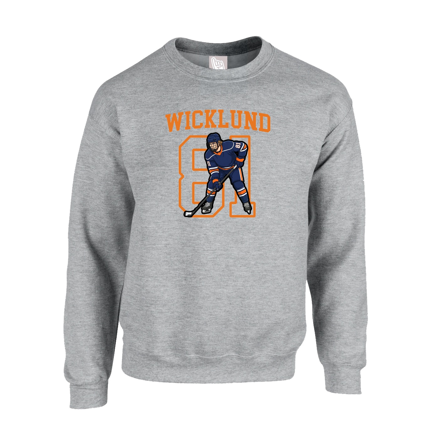 Fleece Crew — Shirsey in Grey