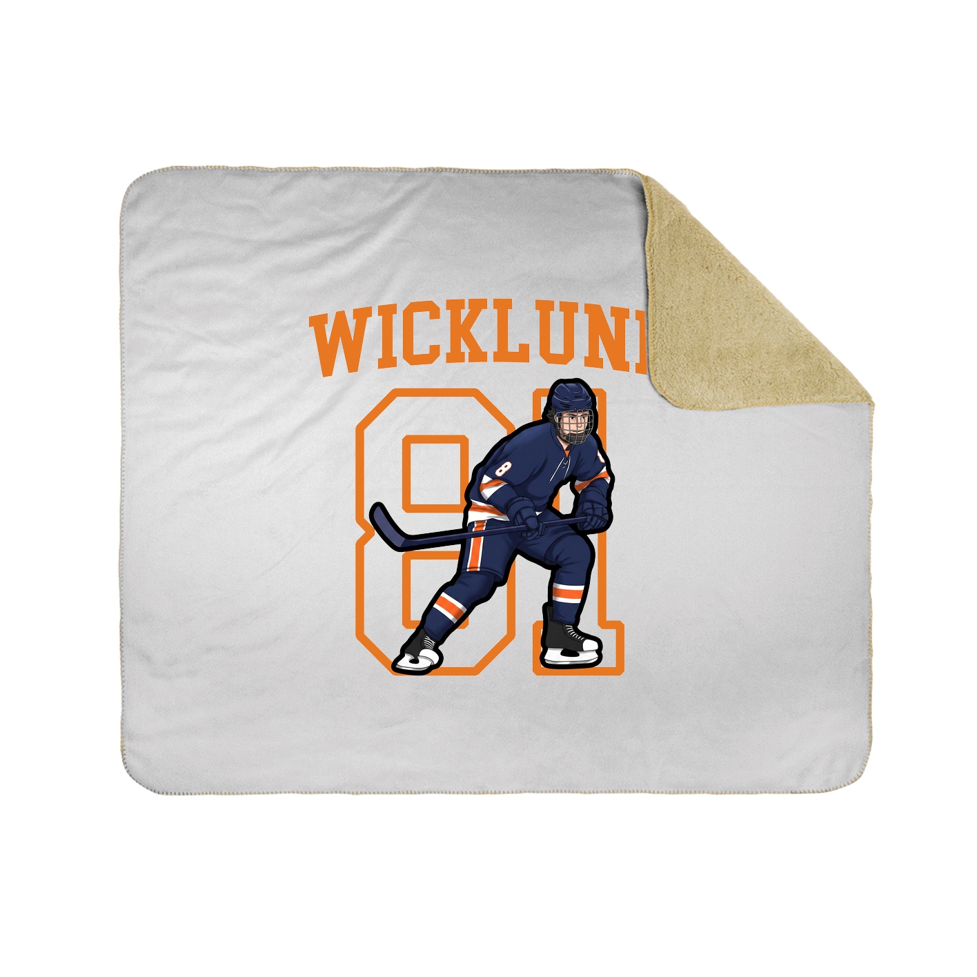 50x60 Sherpa Lined Throw Blanket