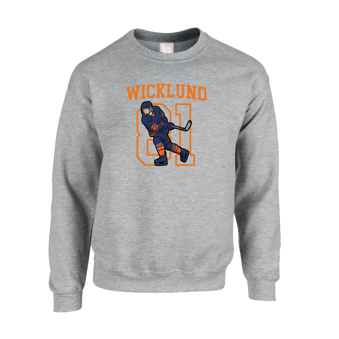 Fleece Crew — Shirsey in Grey